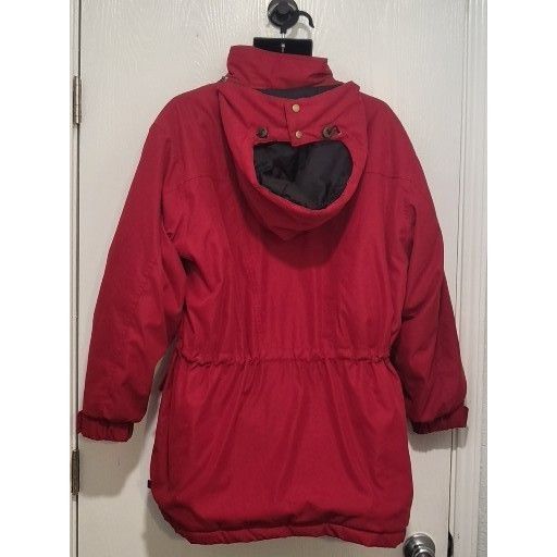 Woolrich Woolen Mills Vintage Woolrich Lined Hooded Coat Women Sz L Holly Berry Re Size L / US 10 / IT 46 - 5 Thumbnail