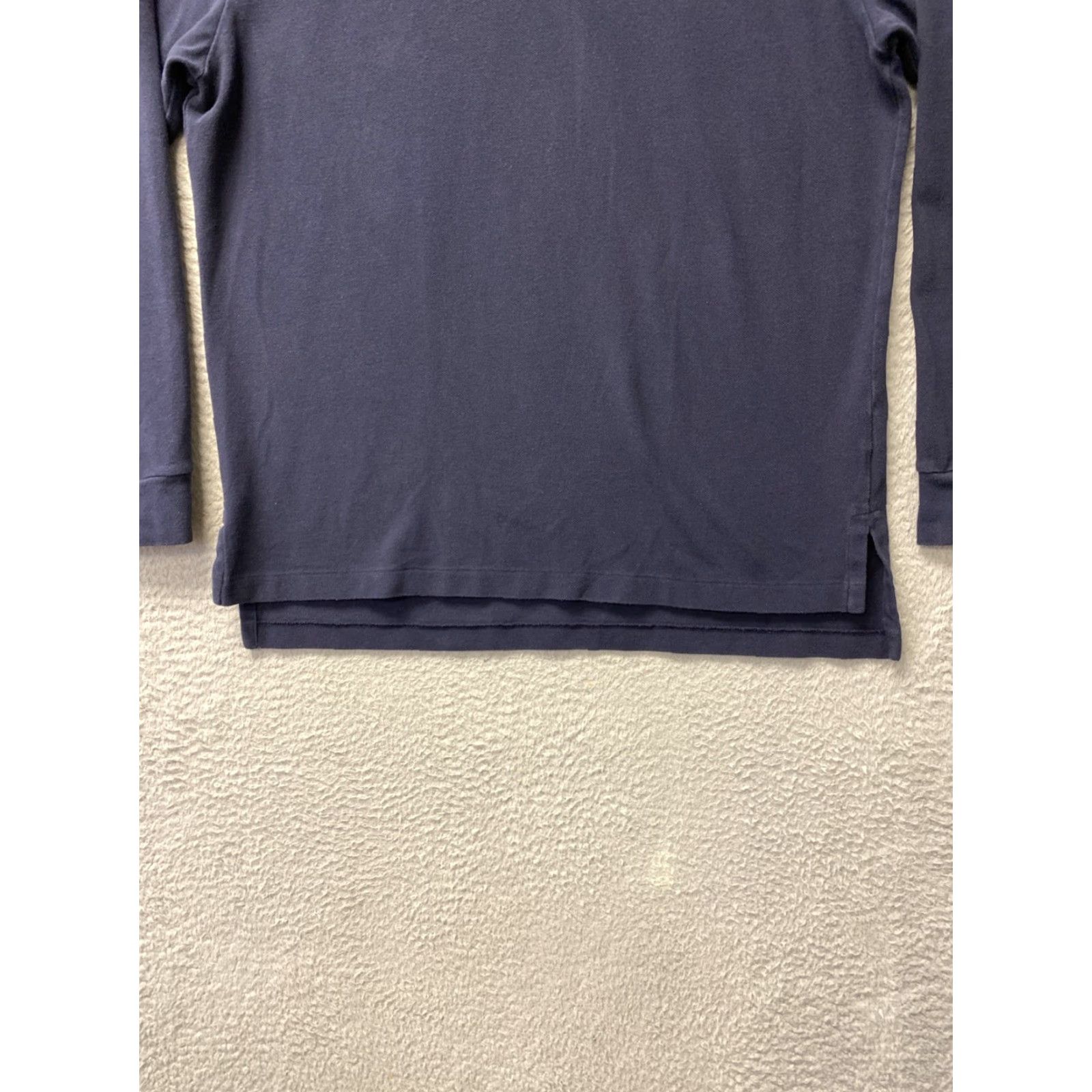 Ralph Lauren VINTAGE Ralph Lauren Men Polo Shirt Short Sleeve Crew Neck Cotton Large Dark Blue Signature Pony Logo 90s Mens Size US L / EU 52-54 / 3 - 4 Thumbnail