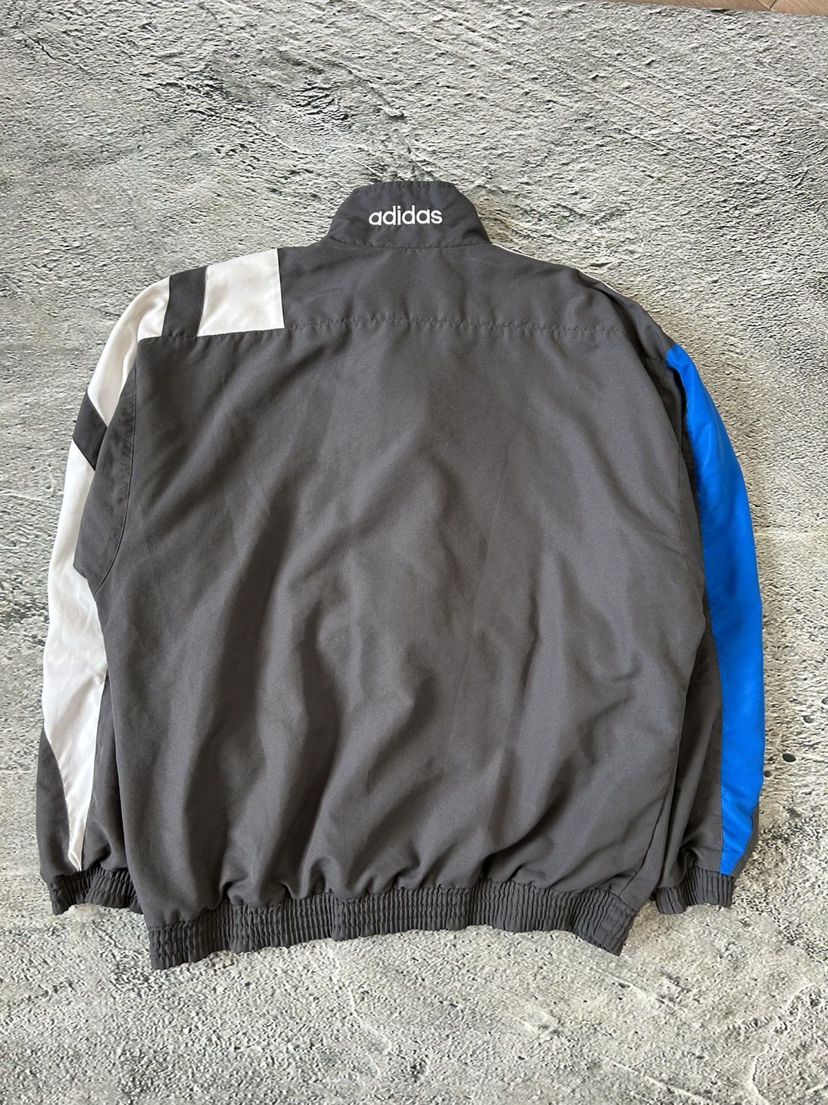 Adidas Adidas track suit vintage grey nylon track pants drill Size US M / EU 48-50 / 2 - 10 Thumbnail