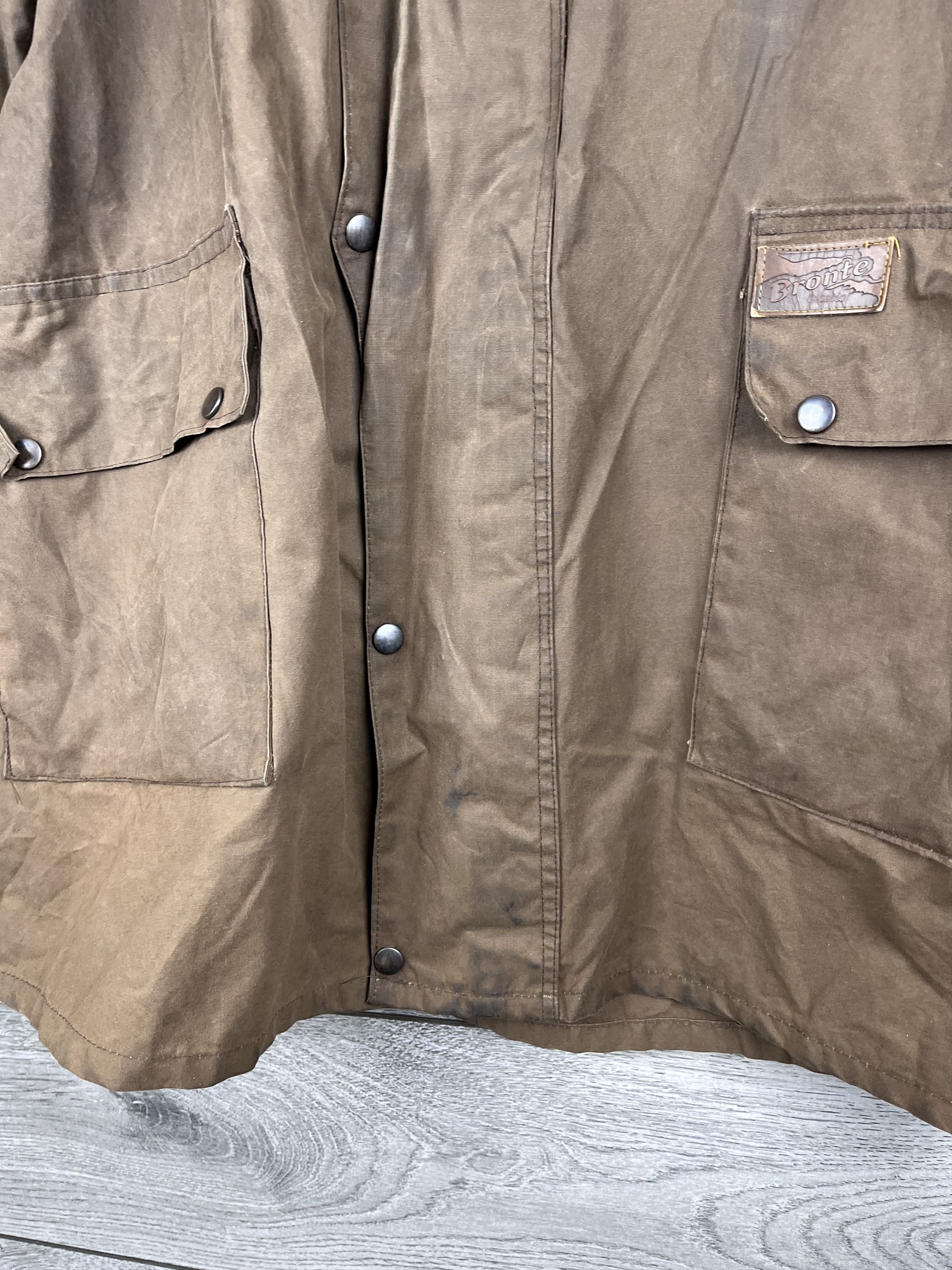 Bronze 56k Vintage men's waxed jacket Bronte classic made in England Size US S / EU 44-46 / 1 - 9 Thumbnail