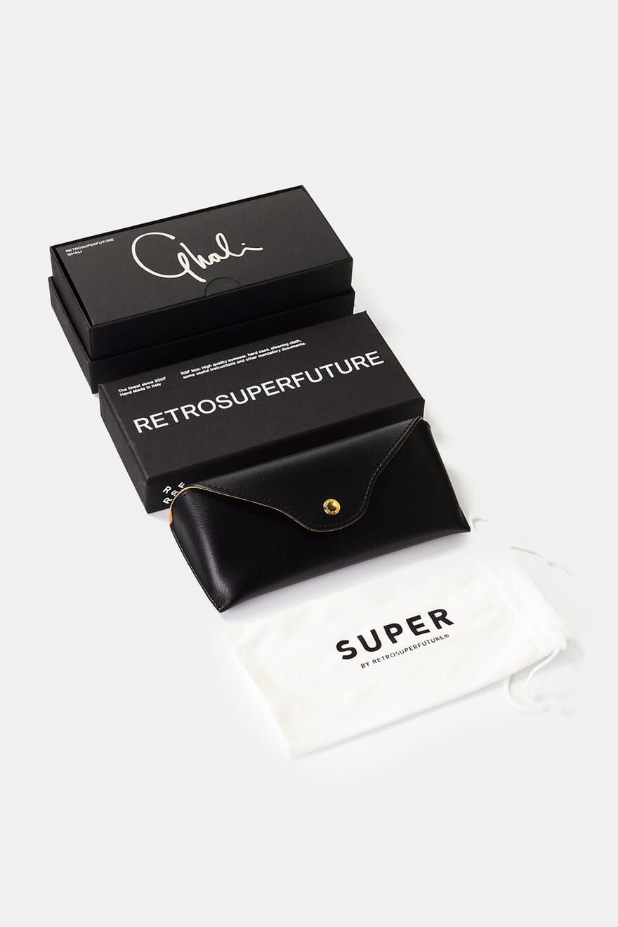 Retrosuperfuture RSP X Ghali Limited Edition Sacro in Magma Flow Sunglasses Size ONE SIZE - 10 Thumbnail