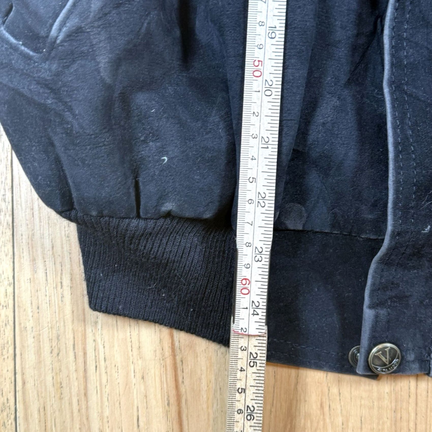Vintage VINTAGE Alta Moda Brown Suede Bomber Jacket Mens Large Italian Made Western 80s Mens Black Suede Bomber Jacket VTG Moda Western 80s Italy L Size US L / EU 52-54 / 3 - 7 Thumbnail