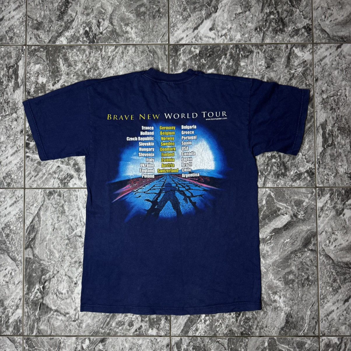Band Tees × Iron Maiden × Vintage Iron Maiden T-Shirt 2000 vintage Size US L / EU 52-54 / 3 - 2 Thumbnail