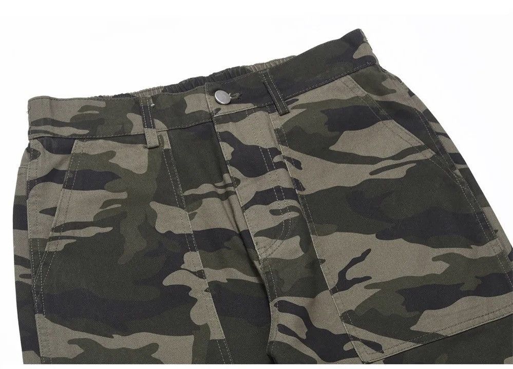 Designer × Japanese Brand Cargo camouflage trousers casual baggy pockets wide leg Size US 32 / EU 48 - 5 Thumbnail