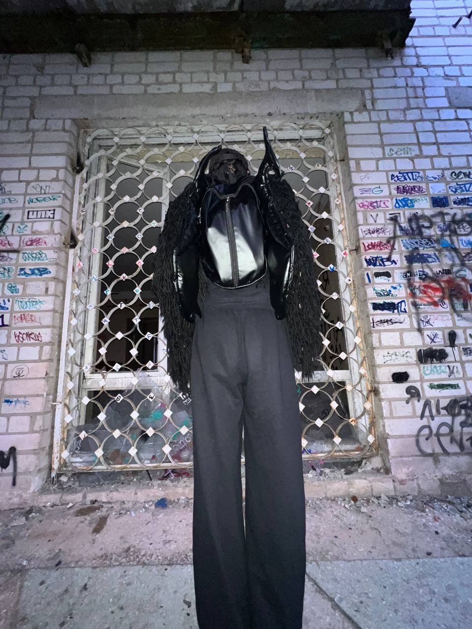 Japanese Brand Archival Bat Wing Custom Undercov Style Avantgarde Bag Opium Size ONE SIZE - 4 Thumbnail
