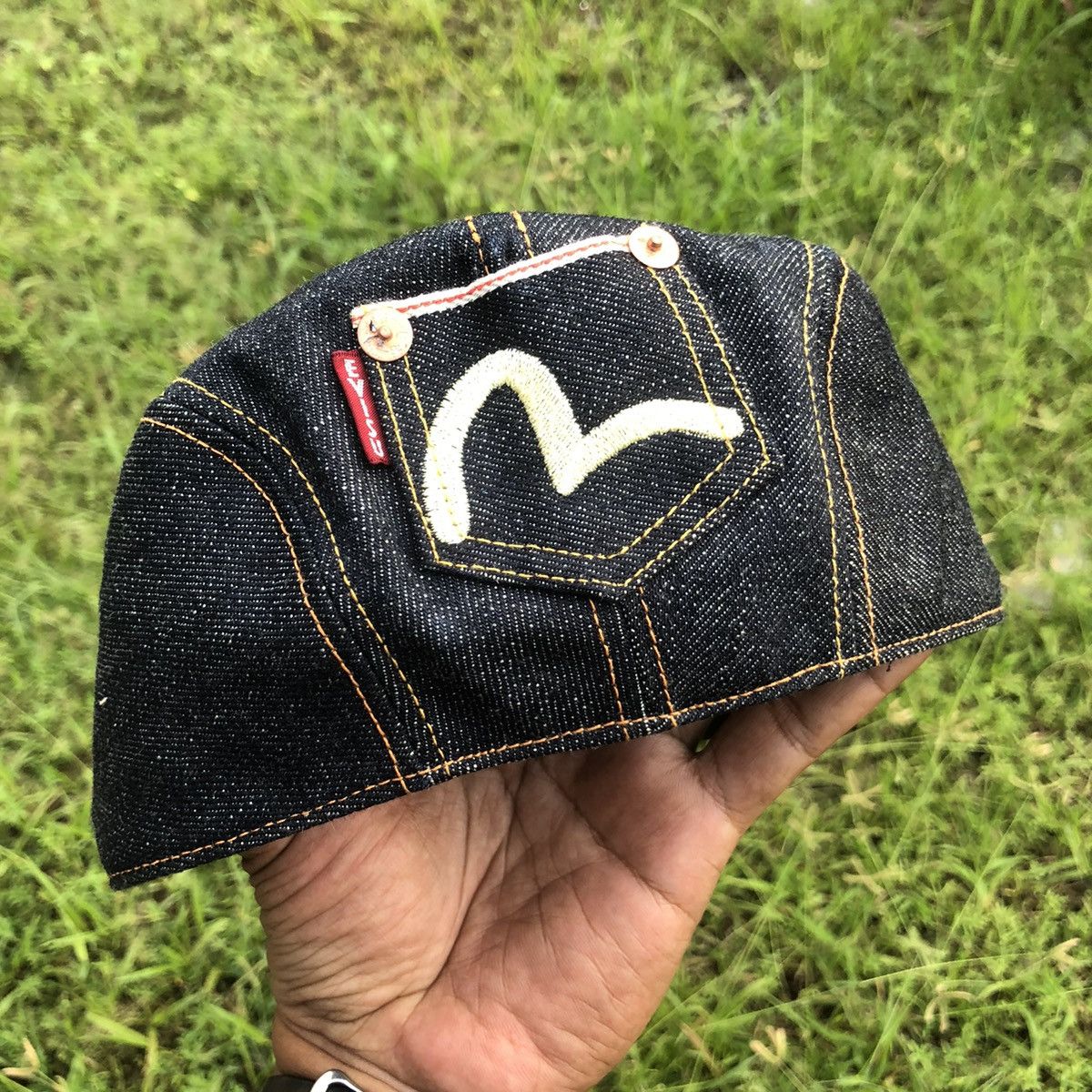 Evisu Evisu Style Craft Denim Flat Hat Size ONE SIZE - 1 Thumbnail