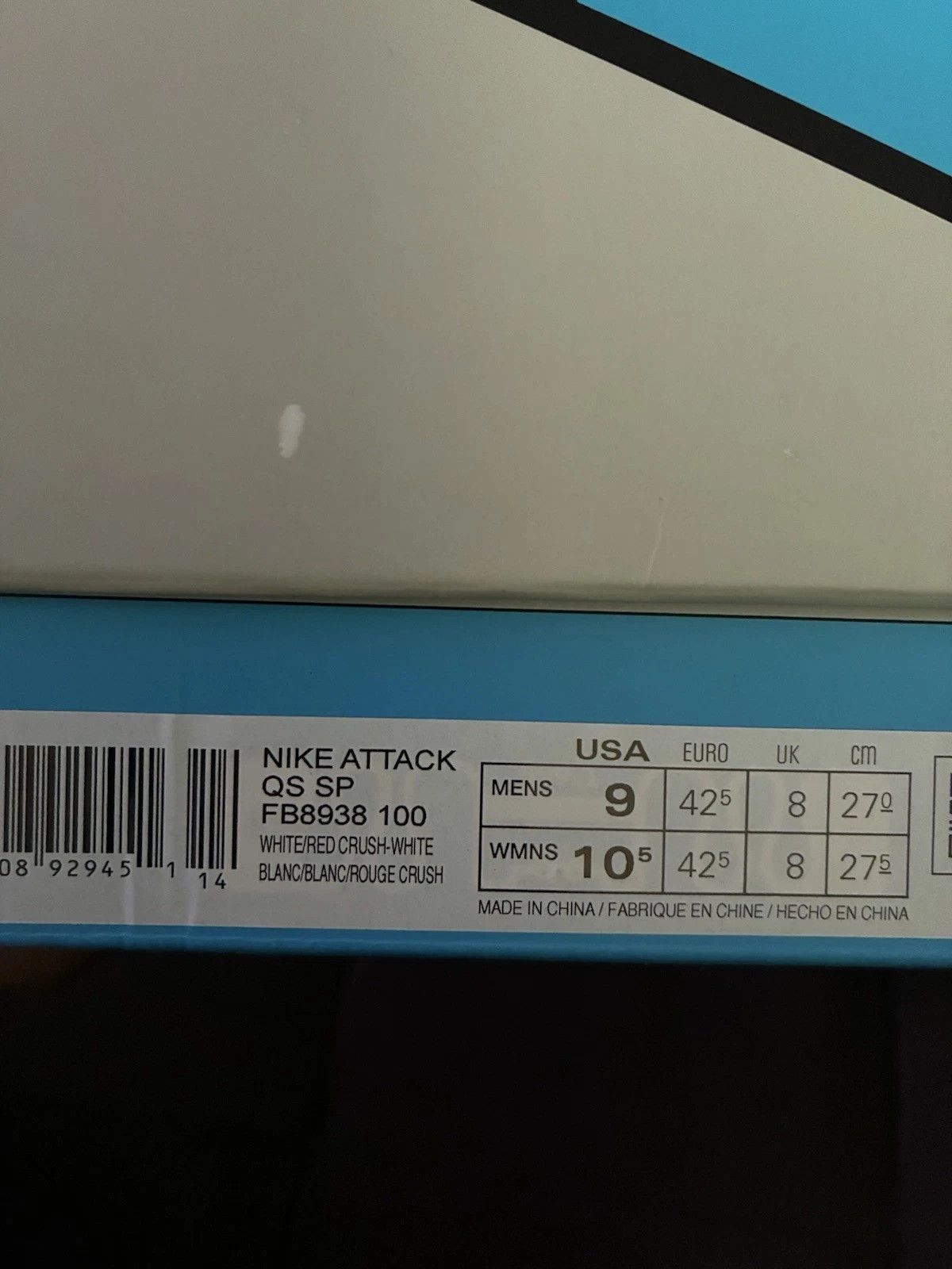 Nike Nike Mac Attack QS SP Red Crush Size 9 Men Brand New Size US 9 / EU 42 - 8 Thumbnail