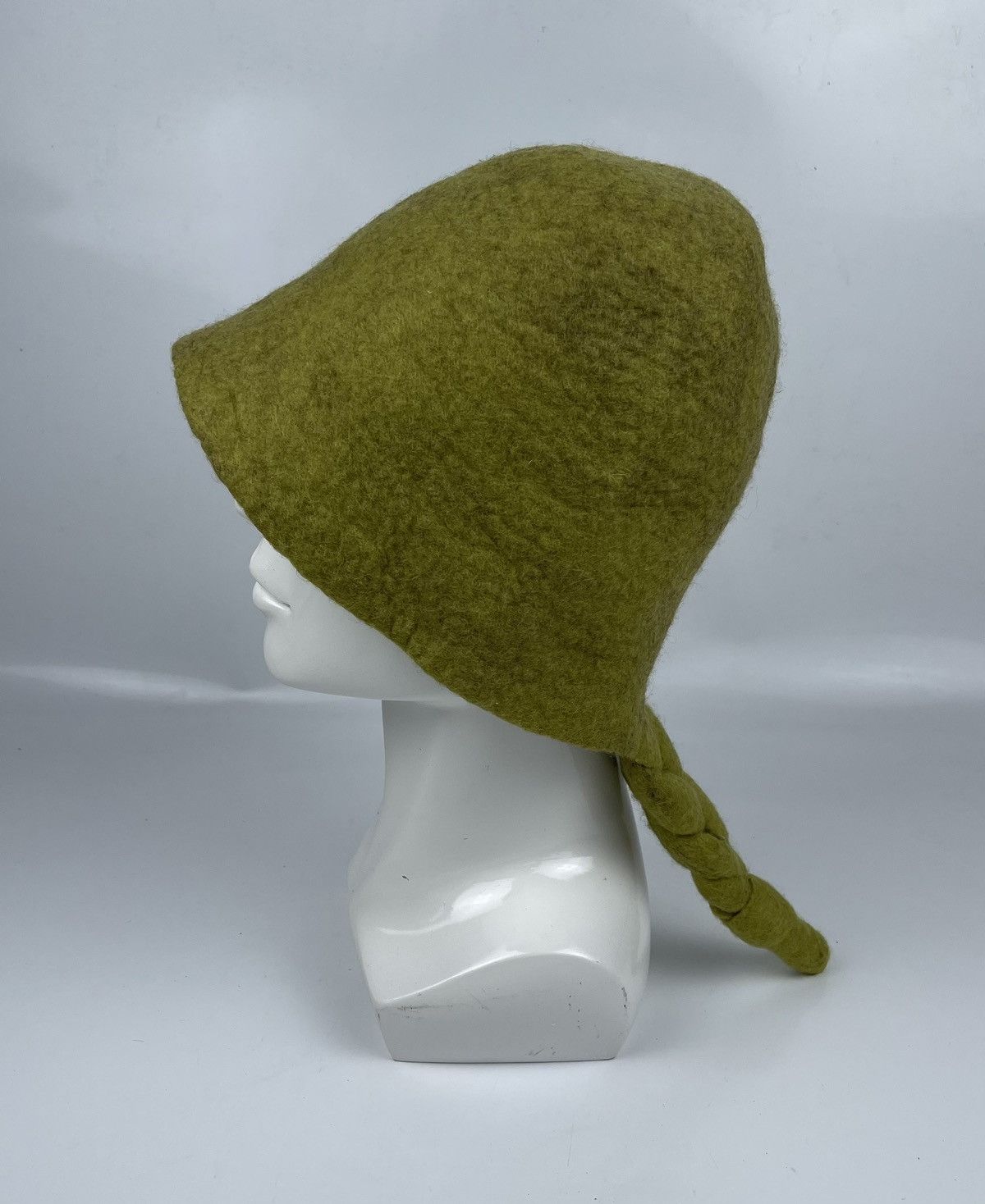 Vintage very rare custom sheep wool hat with tail Size ONE SIZE - 3 Thumbnail