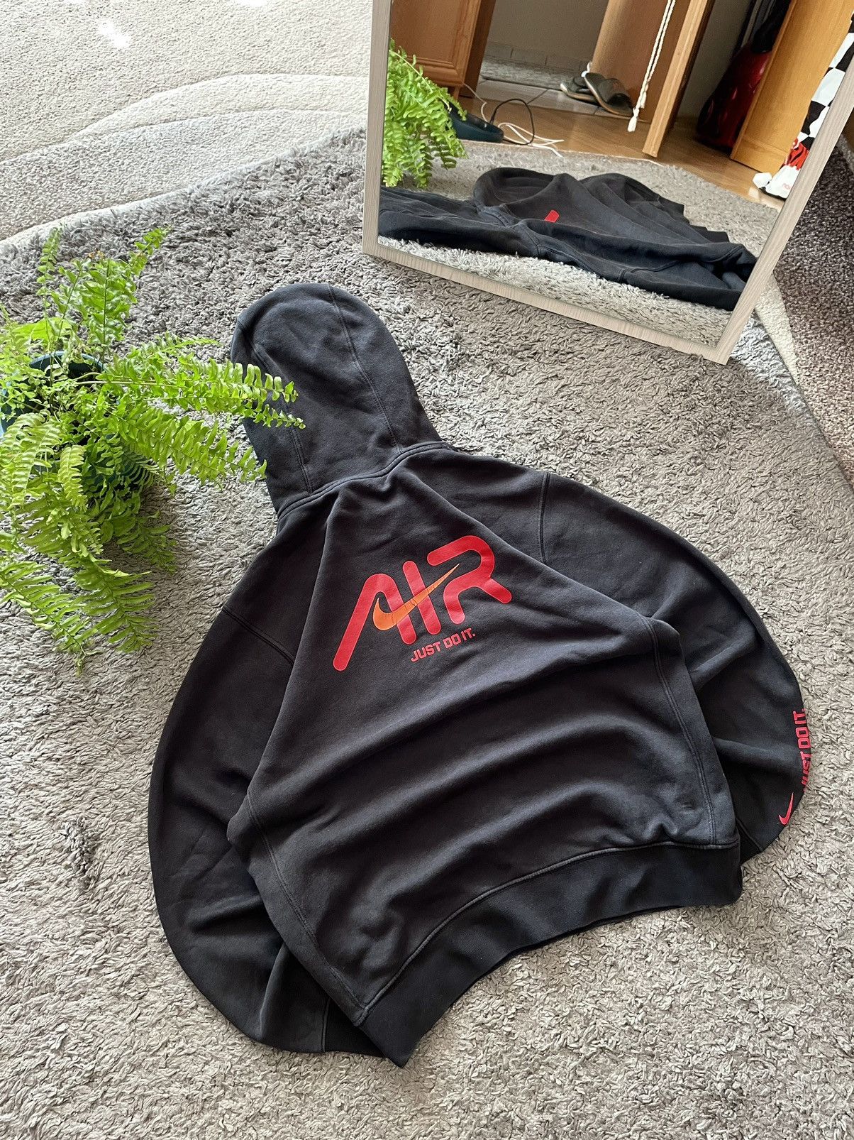 Nike × Vintage Nike Hoodie Streetwear Vintage Big Logo Swoosh Rare Size US M / EU 48-50 / 2 - 2 Thumbnail