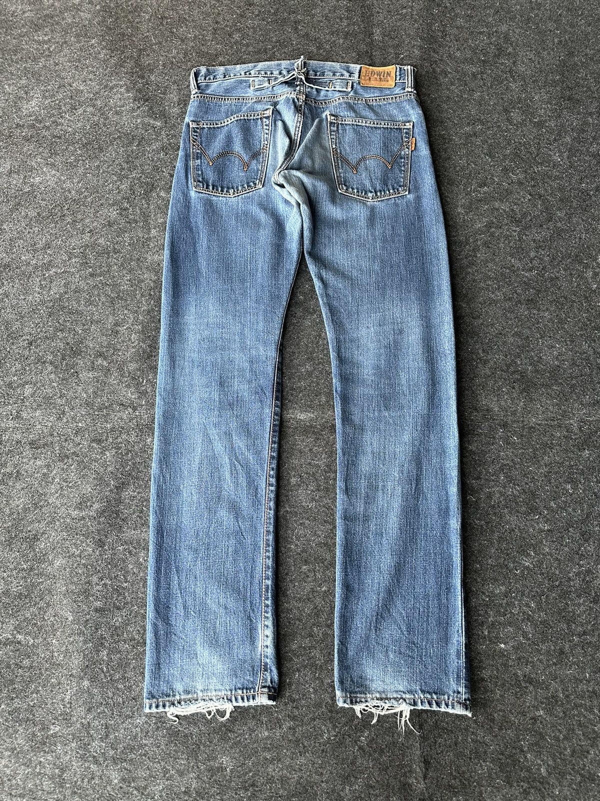 Edwin Vtg Edwin 505zxx Selvedge Redline Faded Denim W31 D411 Size US 31 - 6 Thumbnail