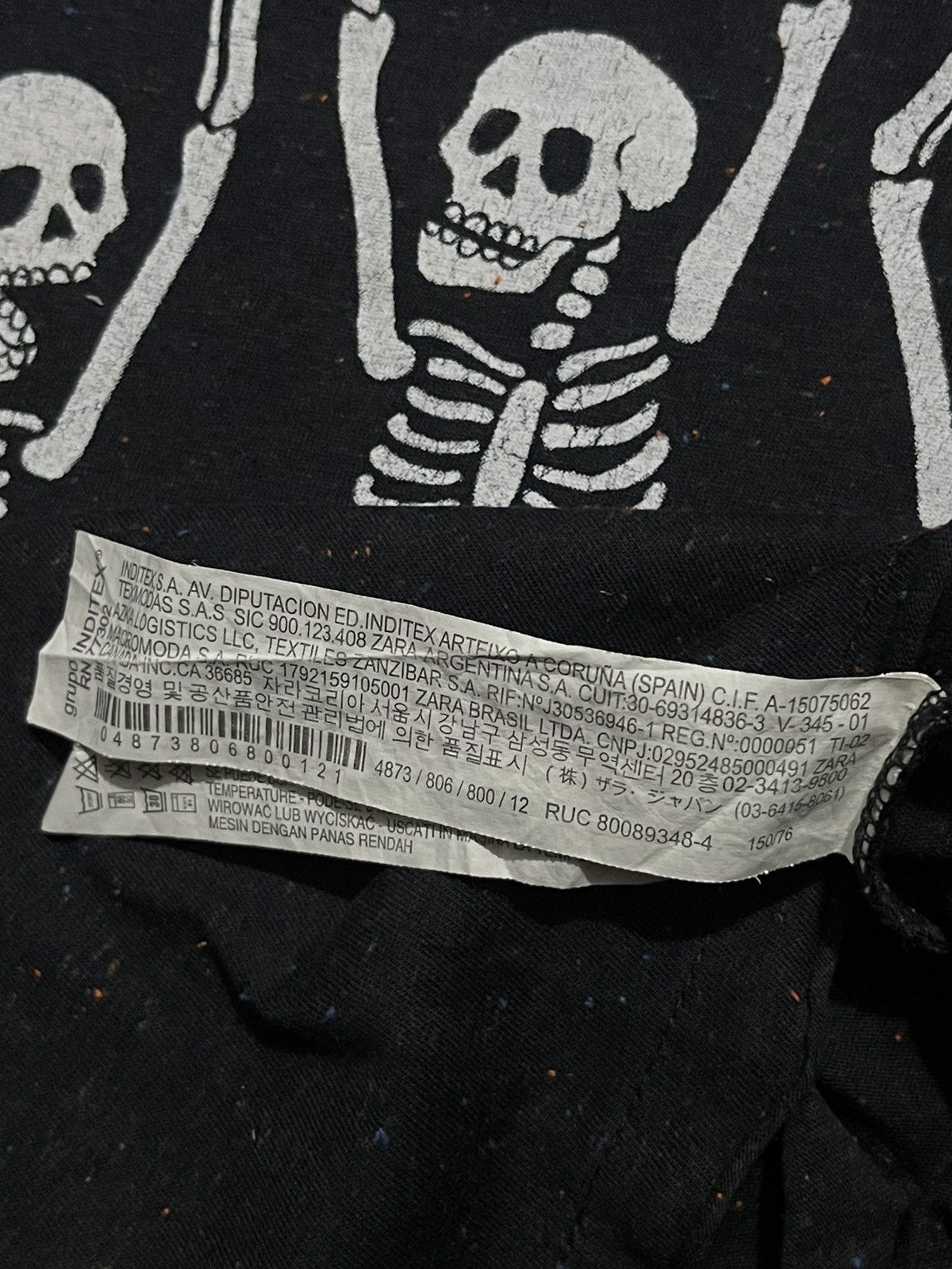 If Six Was Nine Y2K ZARA long sleeve tshirt picture skulls Size M / US 6-8 / IT 42-44 - 7 Thumbnail