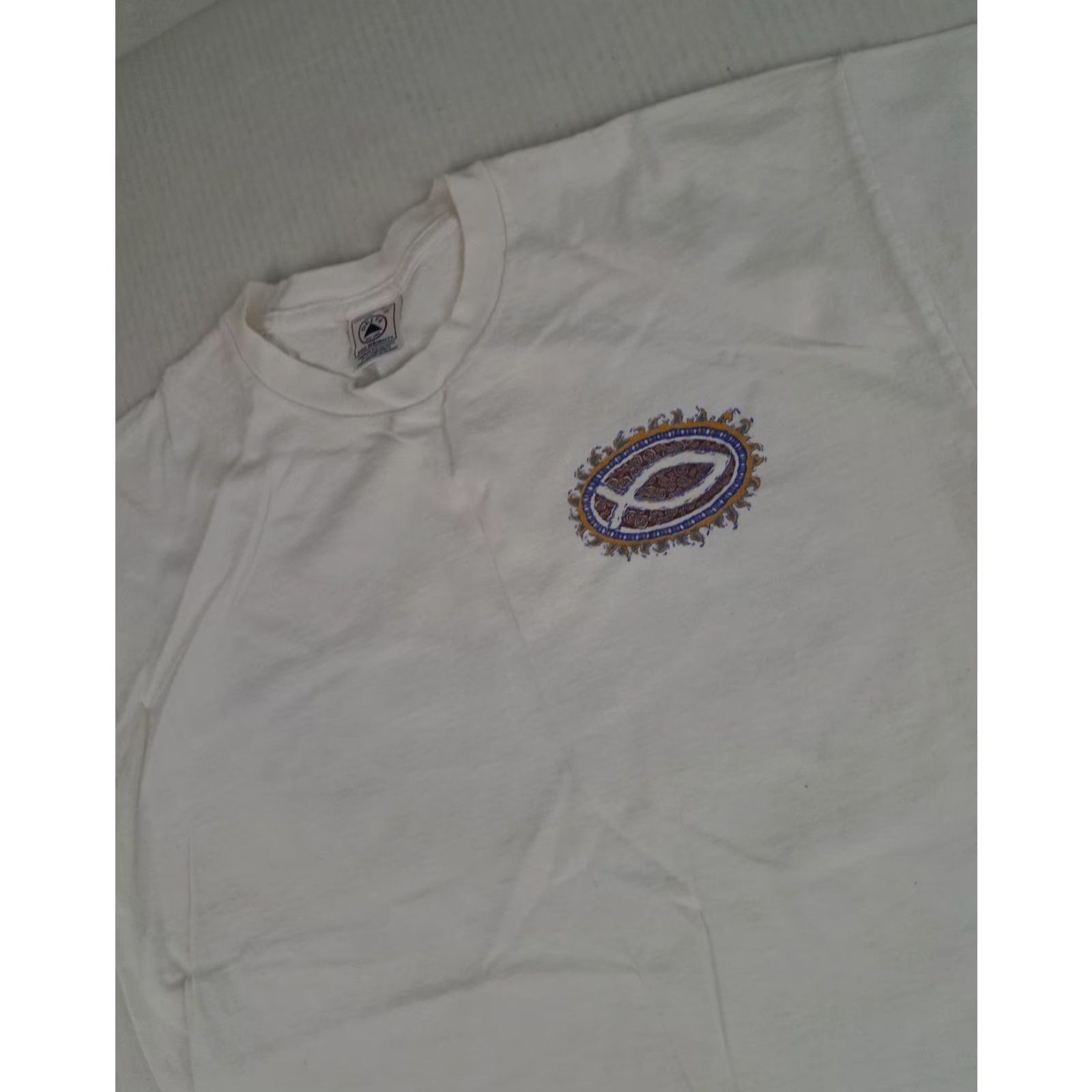Delta VINTAGE Delta Pro Weight Love All Worship One X-Large White Printed T-Shirt Delta Size US XL / EU 56 / 4 - 4 Thumbnail