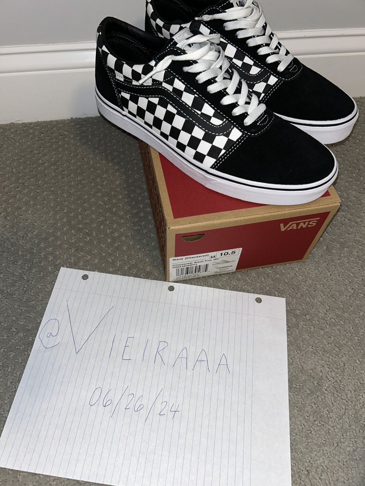 Vans Vans Old-Skool Checkered Lows Size US 10.5 / EU 43-44 - 5 Thumbnail