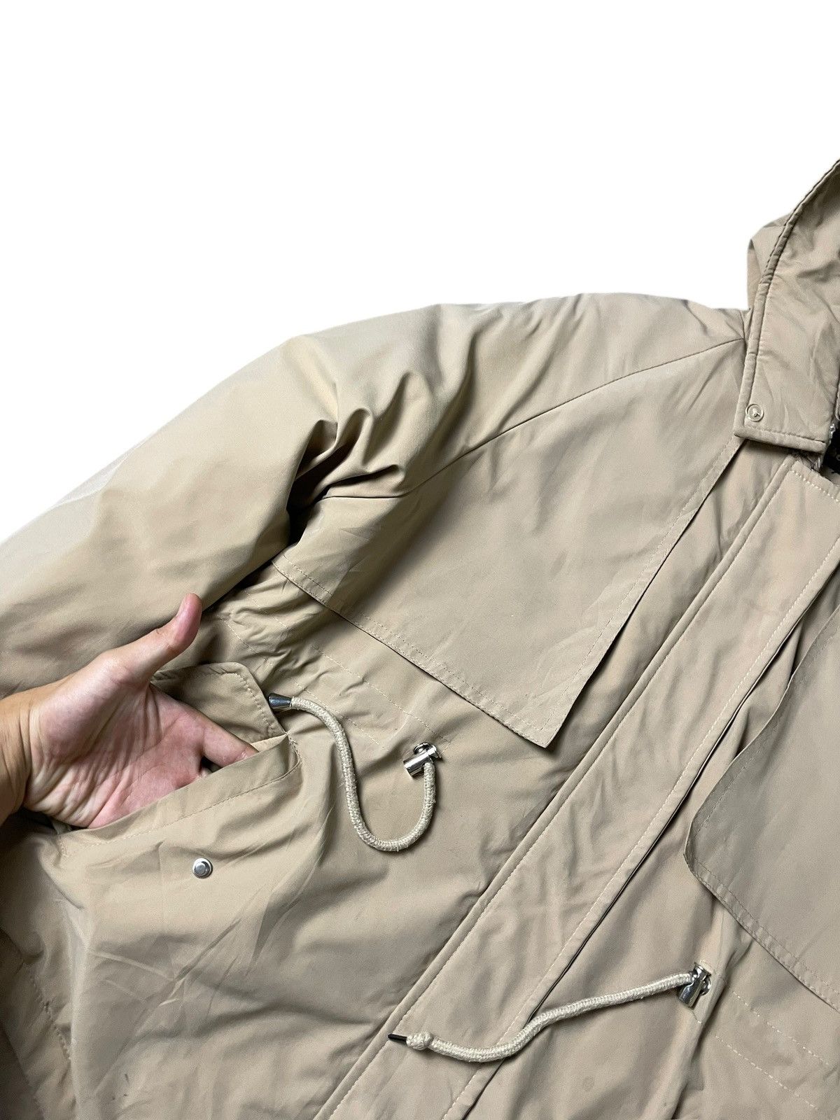 Japanese Brand × Other × Vintage SHETYLE Brand Winter Polyester Hooded Jacket (134) Size US S / EU 44-46 / 1 - 4 Thumbnail