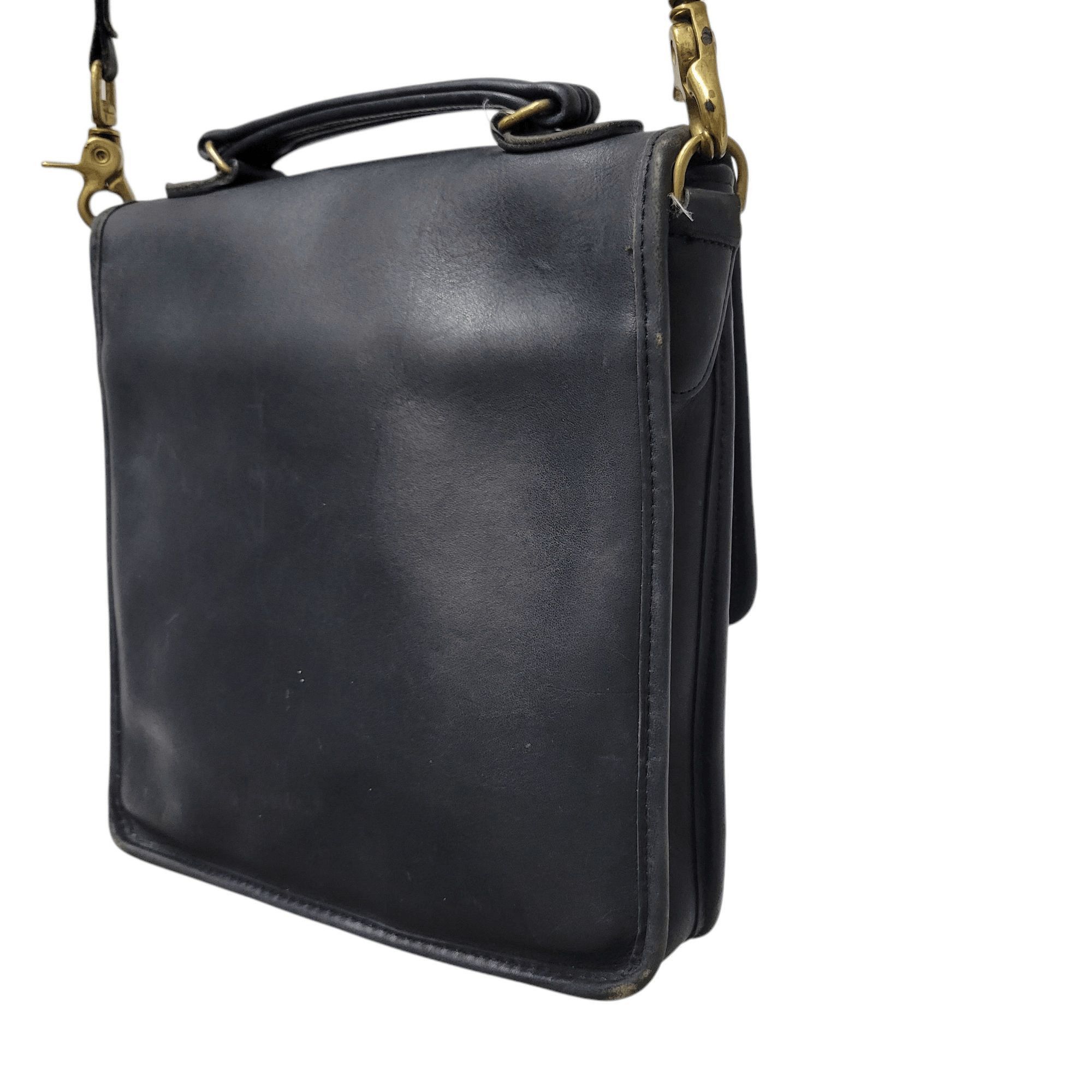 Coach Coach Vintage 0812-225 Leather Crossbody Turnlock Closure Size ONE SIZE - 6 Thumbnail