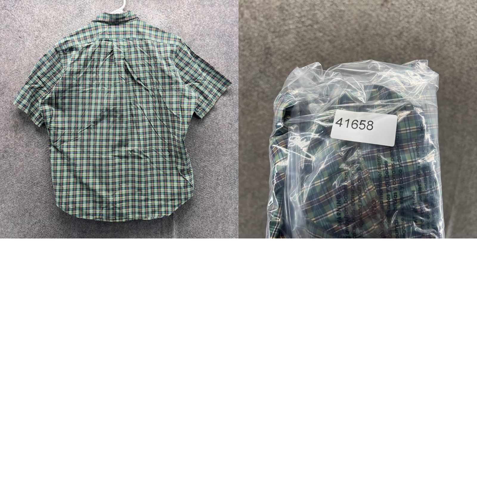 Ralph Lauren Ralph Lauren Shirt Mens Medium Green Plaid Short Sleeve Button Front Classic Fit Mens Size US M / EU 48-50 / 2 - 8 Thumbnail