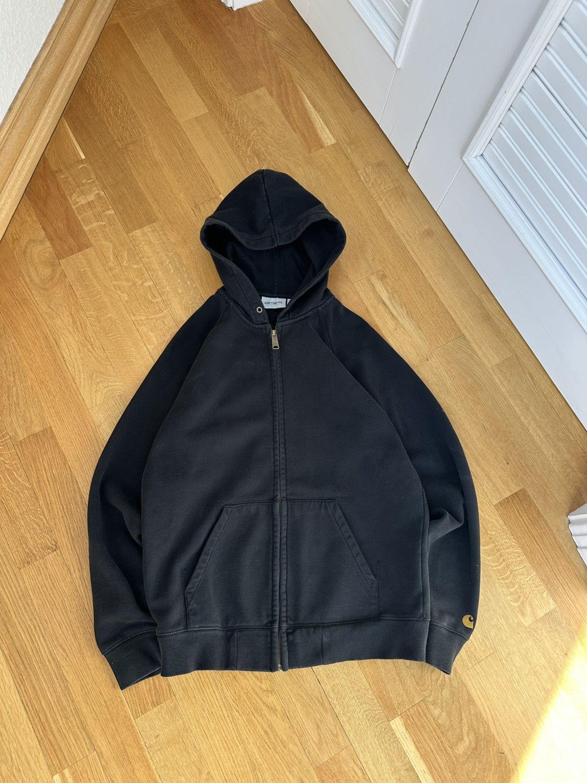 Carhartt Carhartt Chase Hooded Zip Jacket Sleeve Logo Black Size US M / EU 48-50 / 2 - 3 Thumbnail