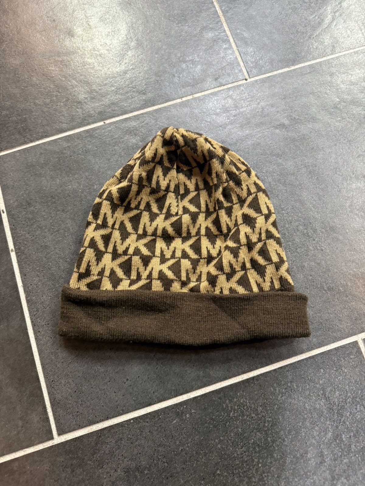 Michael Kors Michael Kors Monogram Brown beanie Size ONE SIZE - 1 Thumbnail