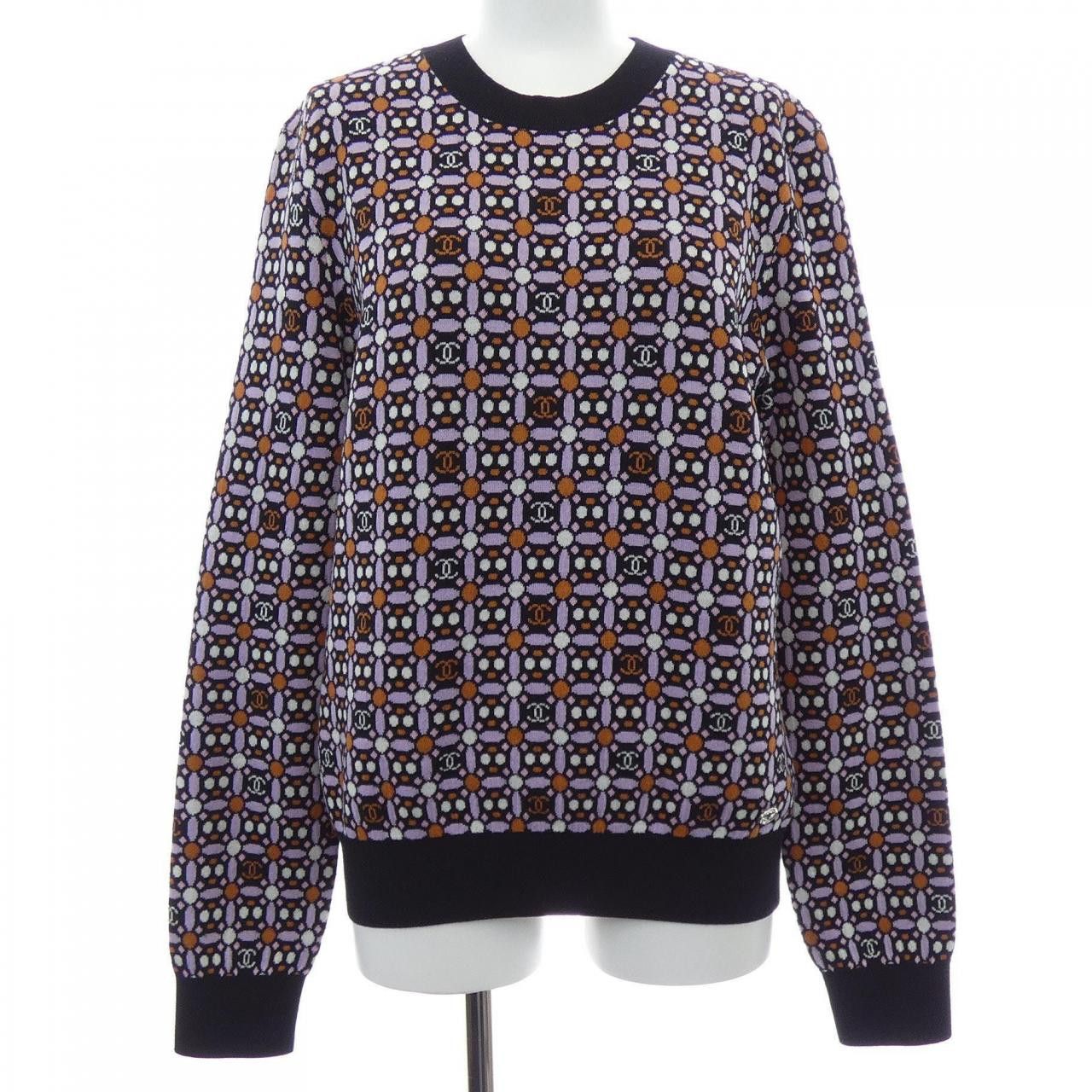 Chanel Chanel Chanel Knit Top Textile Tops P75342K1079923A DUTY FREE for USA Size ONE SIZE - 1 Thumbnail
