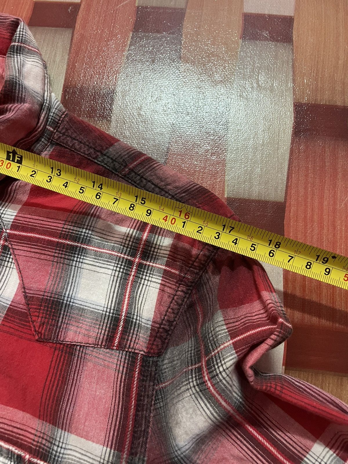 JACKROSE Jackrose Flanel Tshirt with Pearl Button Size US M / EU 48-50 / 2 - 9 Thumbnail
