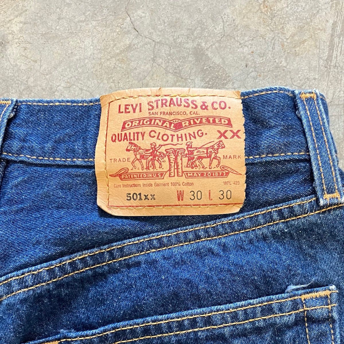 Vintage Vintage Levi's Jeans Size US 30 / EU 46 - 4 Thumbnail