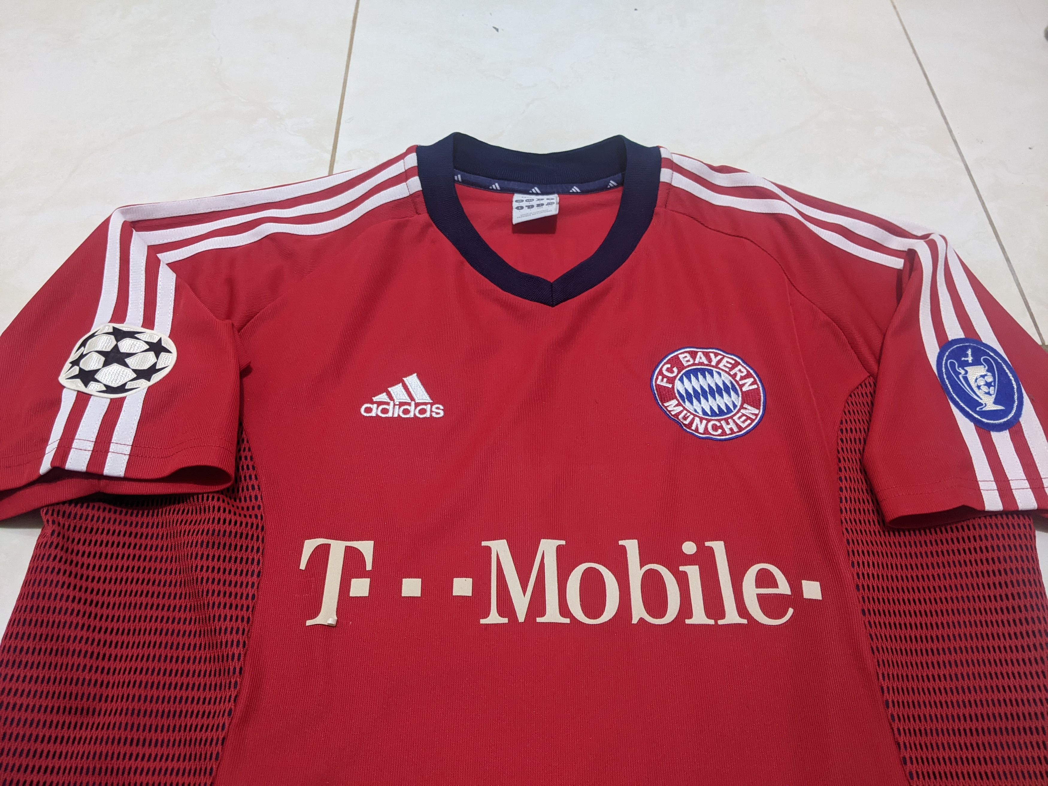 Adidas Bayer Munchen 2002-03 home makay Jersey football shirt Size US L / EU 52-54 / 3 - 4 Thumbnail
