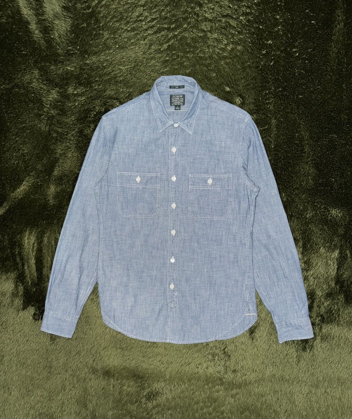 J.Crew [S] J.Crew Classic-Fit Pocket Chambray Shirt Size US S / EU 44-46 / 1 - 1 Thumbnail