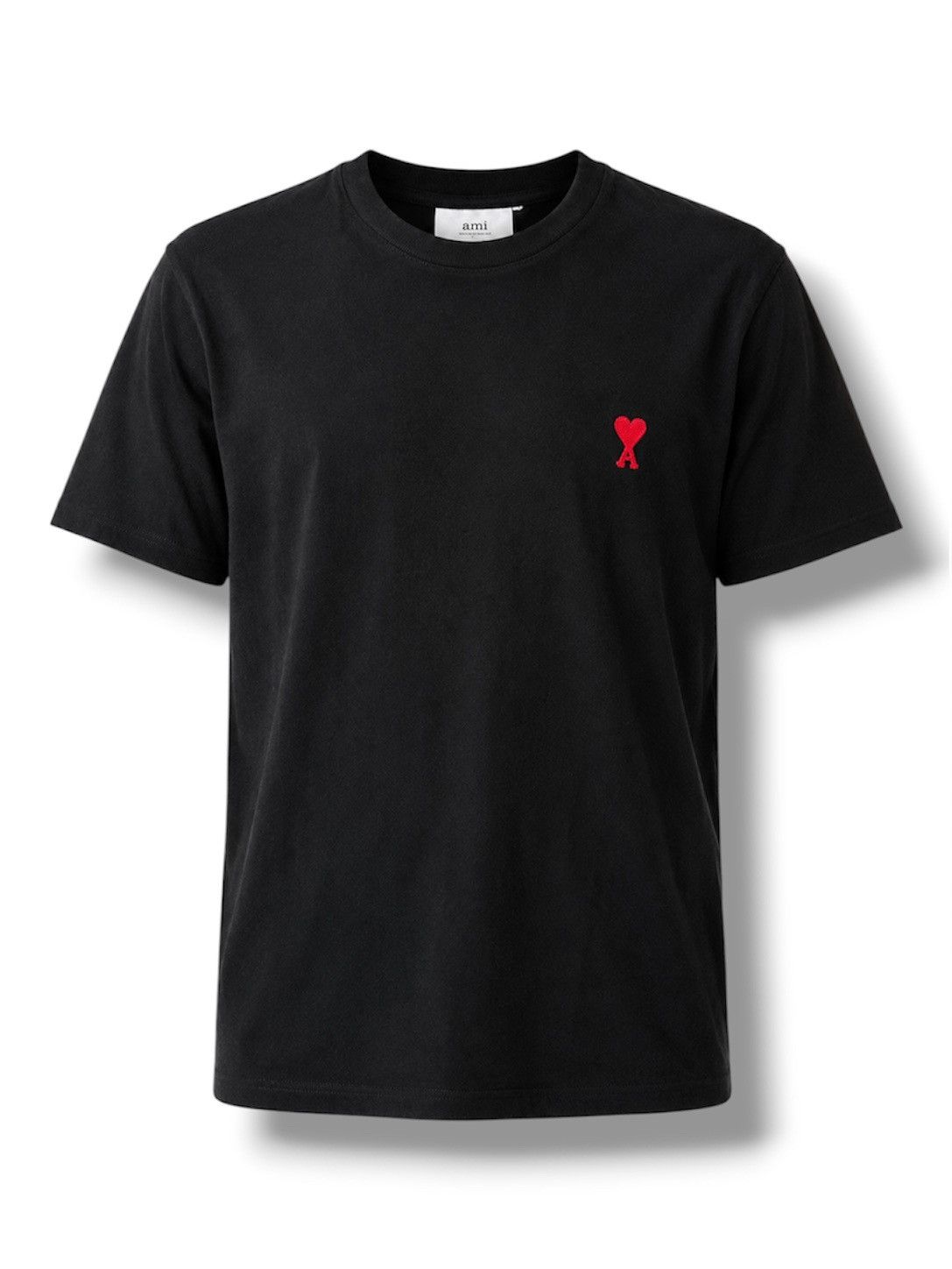AMI AMI black tshirt big logo heart tee | Grailed