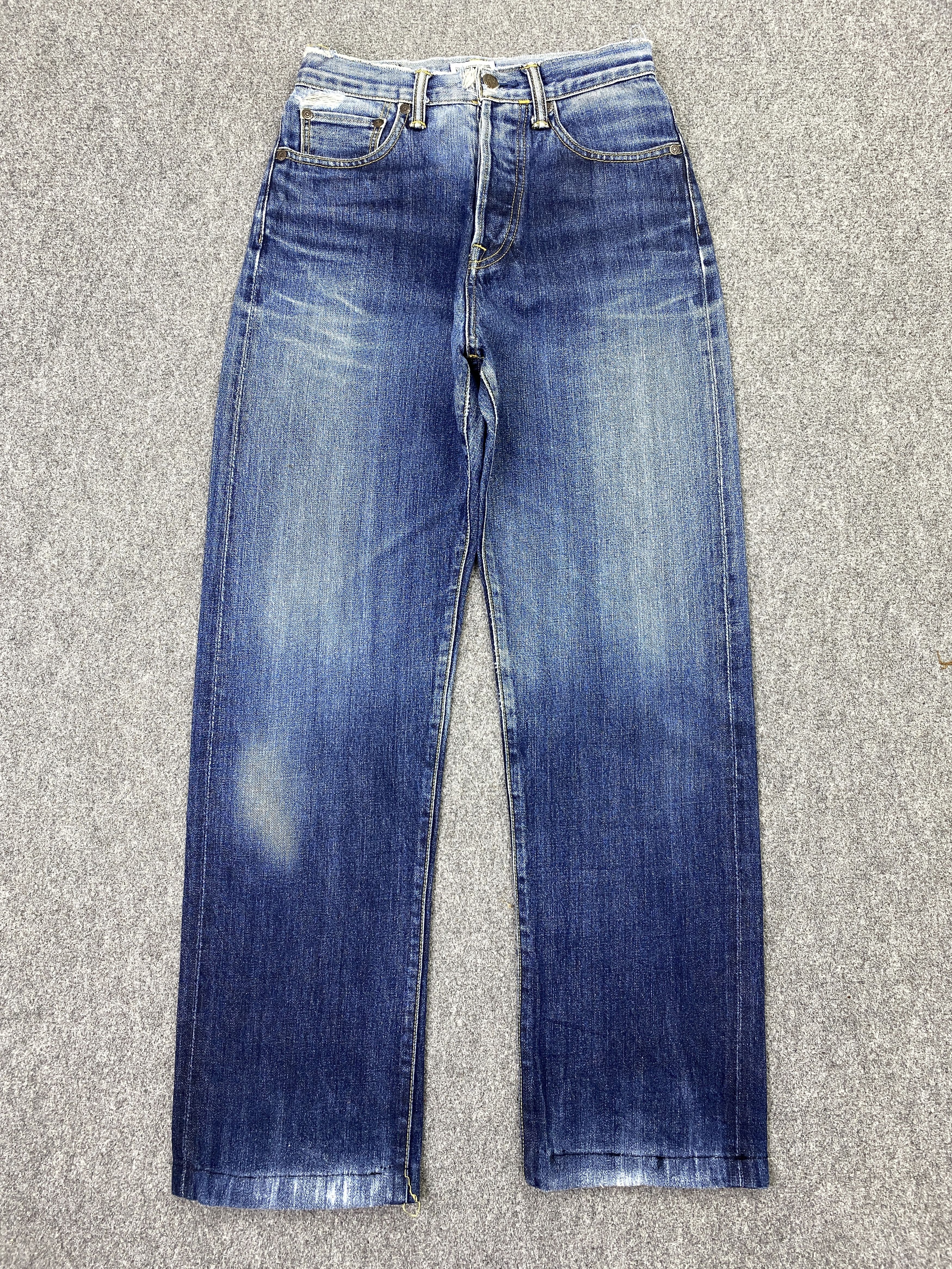 Big John Vintage Big John Faded Blue Button Fly Denim DP2880 Size US 26 / EU 42 - 1 Thumbnail