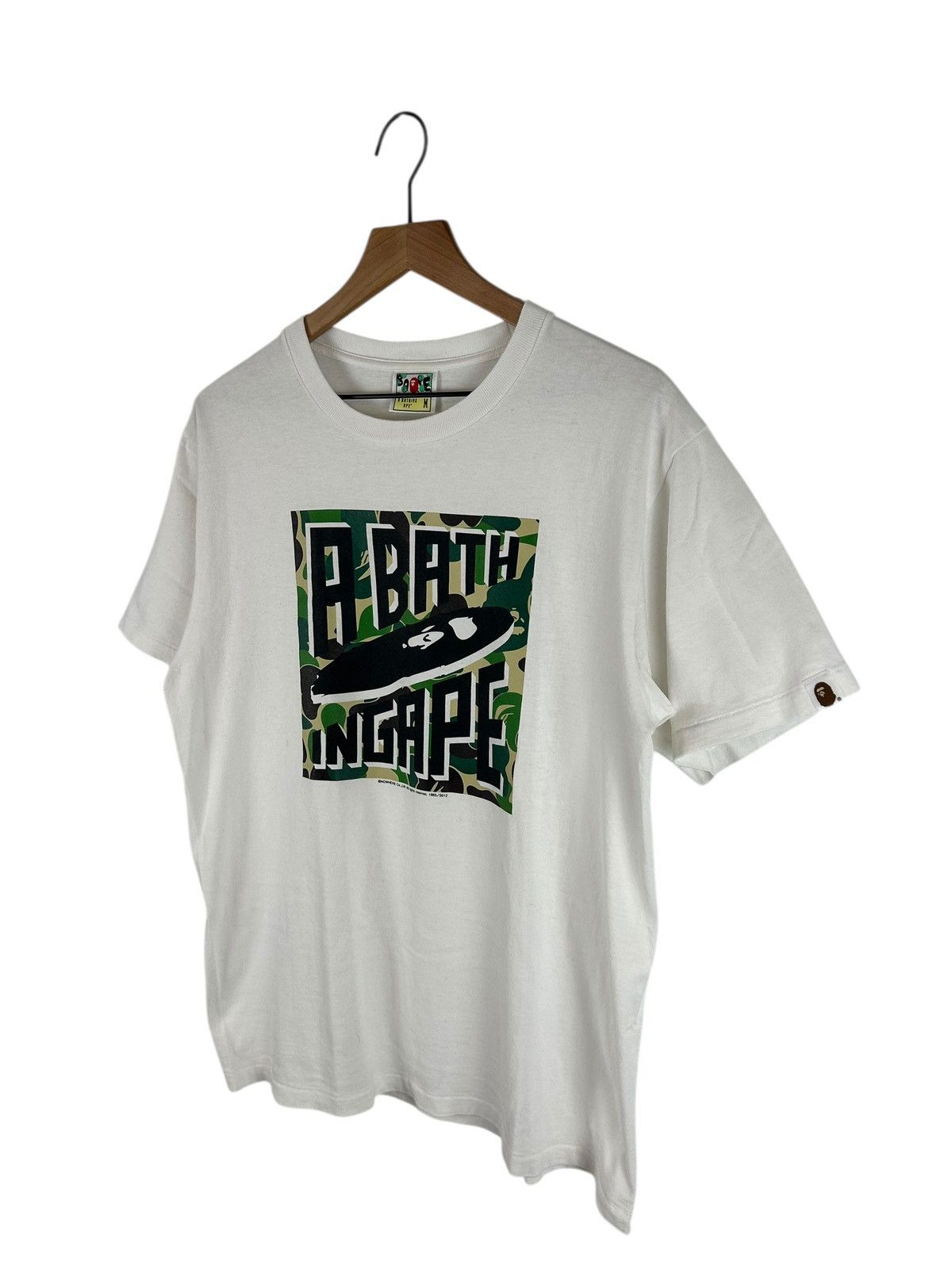 Bape 2012 Bape Camo Logo Print T-Shirt Size US M / EU 48-50 / 2 - 2 Thumbnail