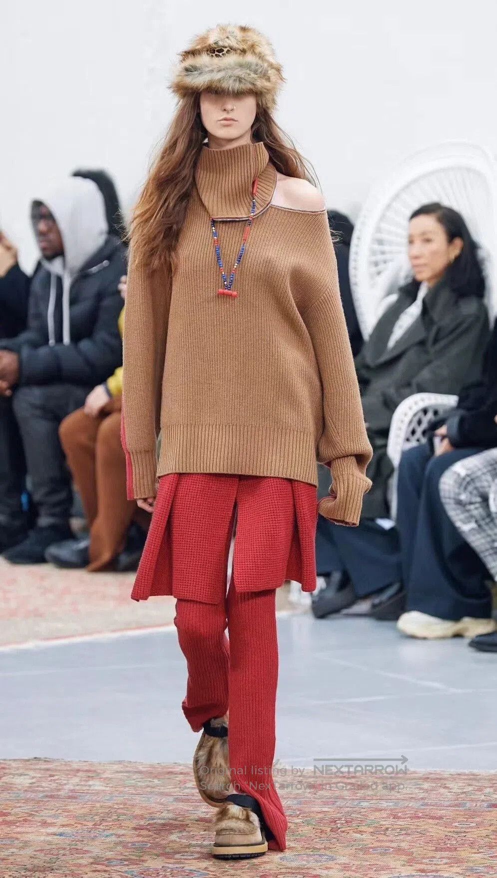 Sacai Sacai Wool Pants with Skirt Details. Size 23" - 3 Thumbnail