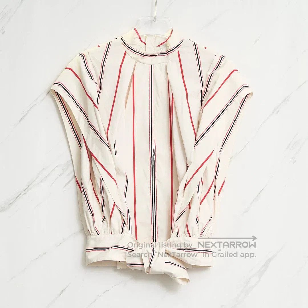 3.1 Phillip Lim 3.1 Phillip Lim Women's Striped Pleated Shirt. Size M / US 6-8 / IT 42-44 - 1 Thumbnail