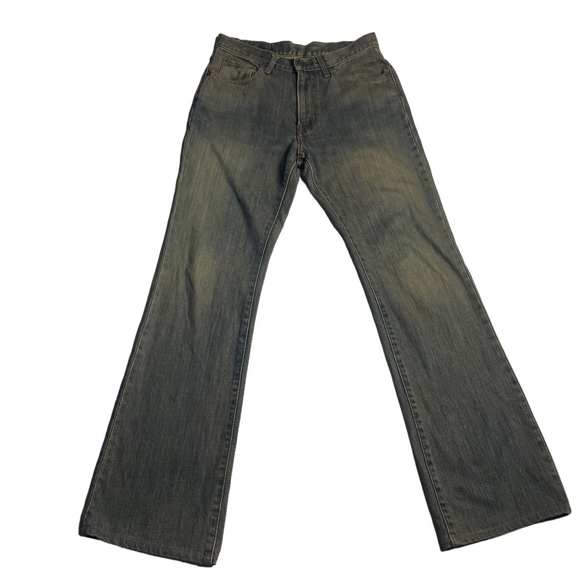 If Six Was Nine 🇯🇵 VINTAGE GOLD RUSH RUSTY MUD WASHED DENIM PANTS Size US 30 / EU 46 - 3 Thumbnail