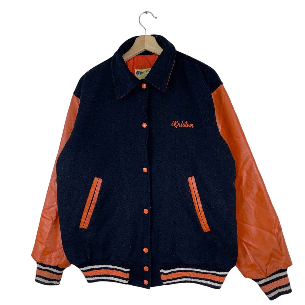 Other 80’s Hewitt Mfg Hasbrouck Heights Leather Varsity Size US L / EU 52-54 / 3 - 4 Thumbnail