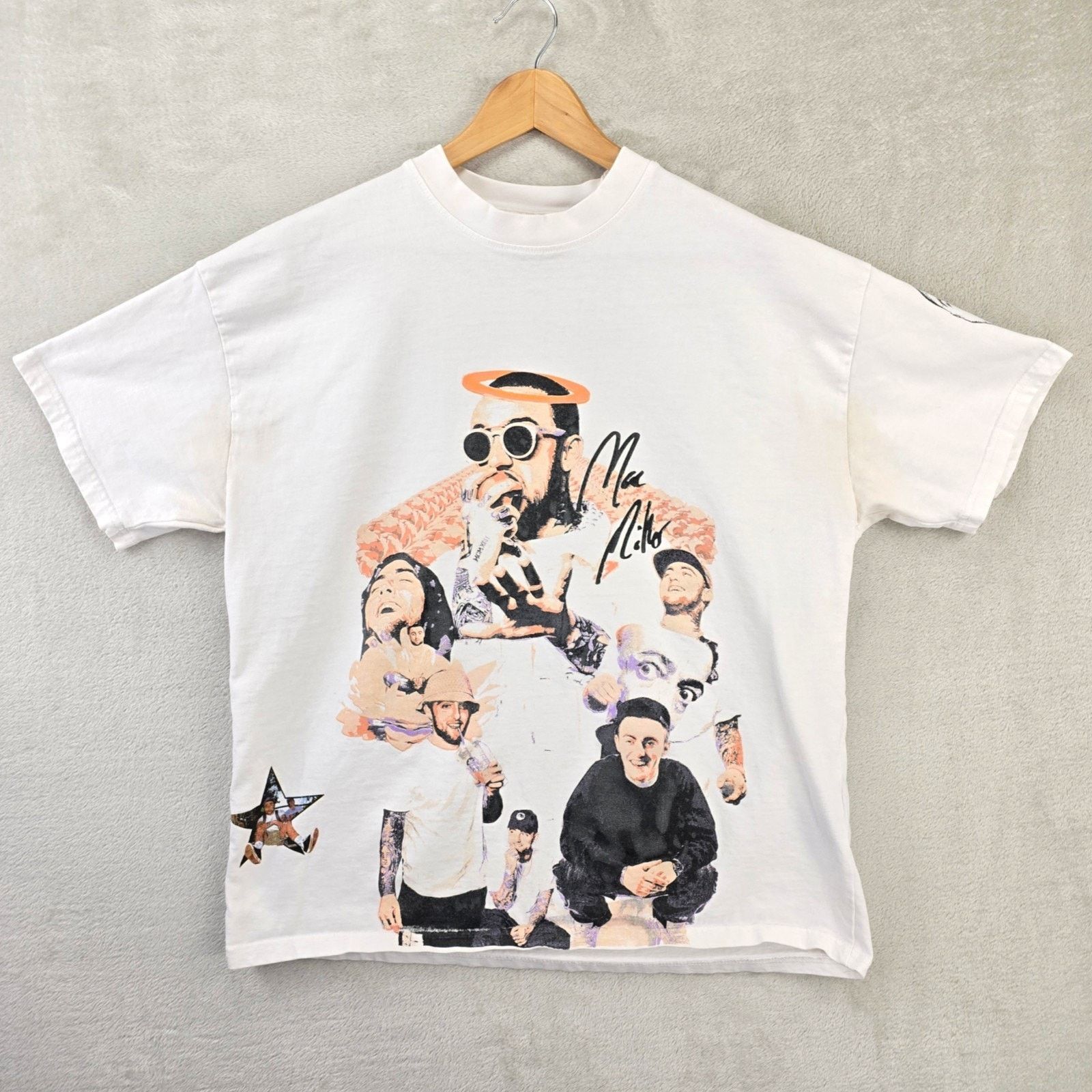Sergio Calabasas Sergio Calabasas Mac Miller Shirt Mens Medium Memory *FLAWS* Size US M / EU 48-50 / 2 - 1 Thumbnail
