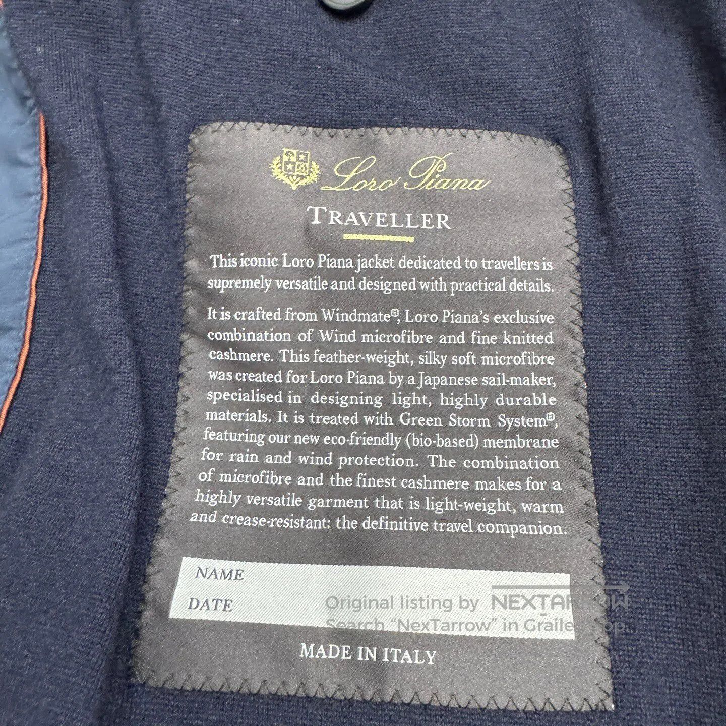 Loro Piana LORO PIANA Nylon traveler jacket| Size US S / EU 44-46 / 1 - 4 Thumbnail