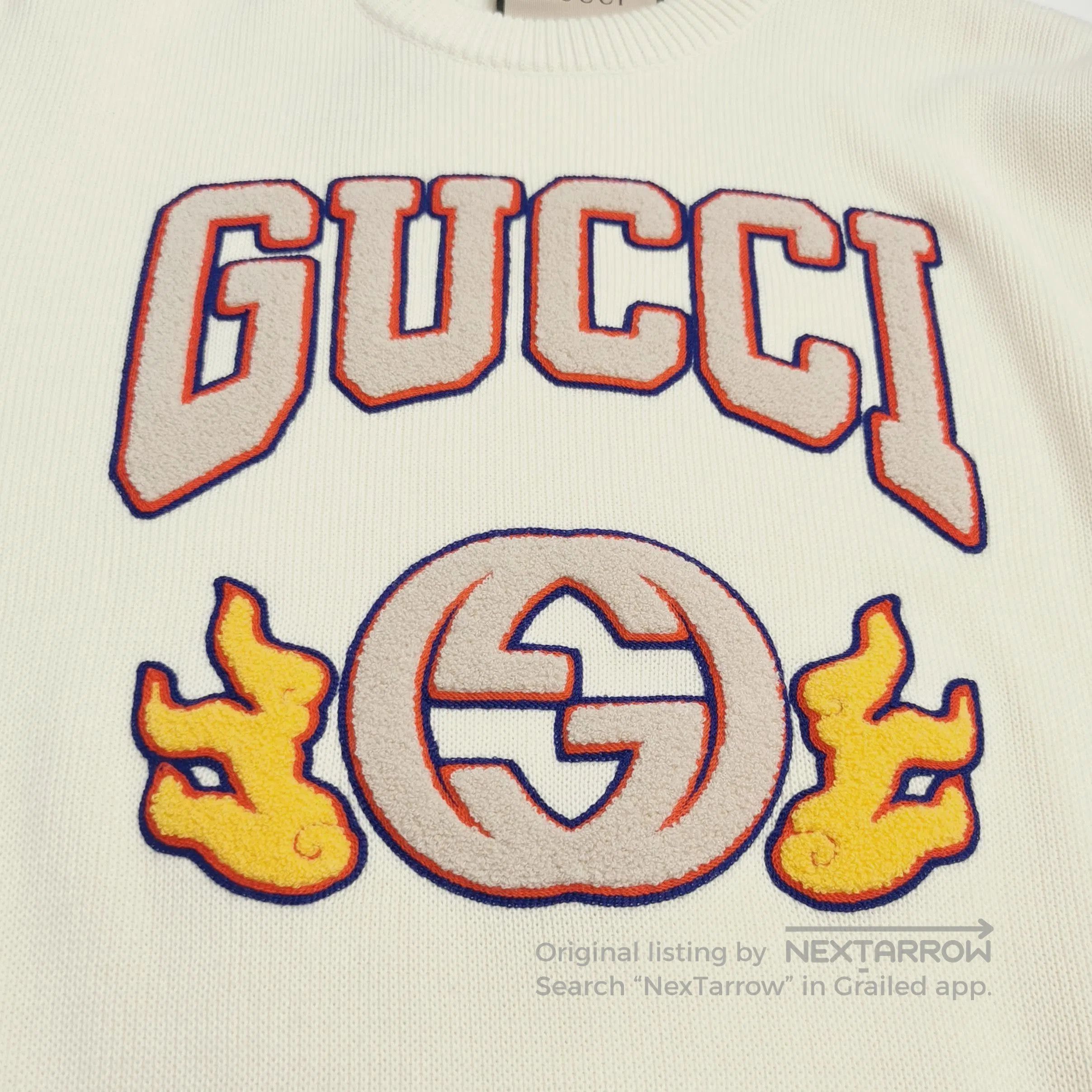Gucci Gucci M Size Crewneck Logo Cotton Sweater. Size US M / EU 48-50 / 2 - 1 Thumbnail