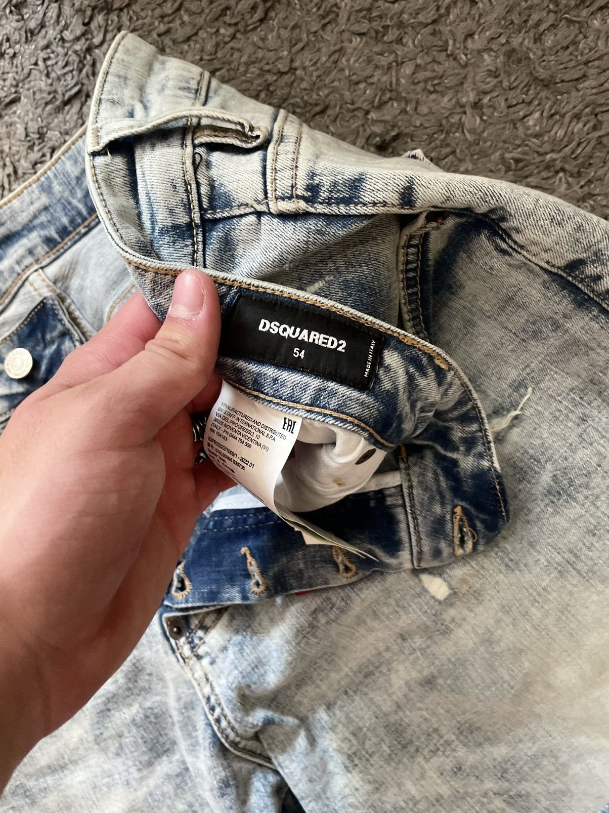 Designer × Dsquared2 Dsquared 2 Shorts Streetwear Vintage Drip Y2k Logo Rare Size US 36 / EU 52 - 16 Thumbnail