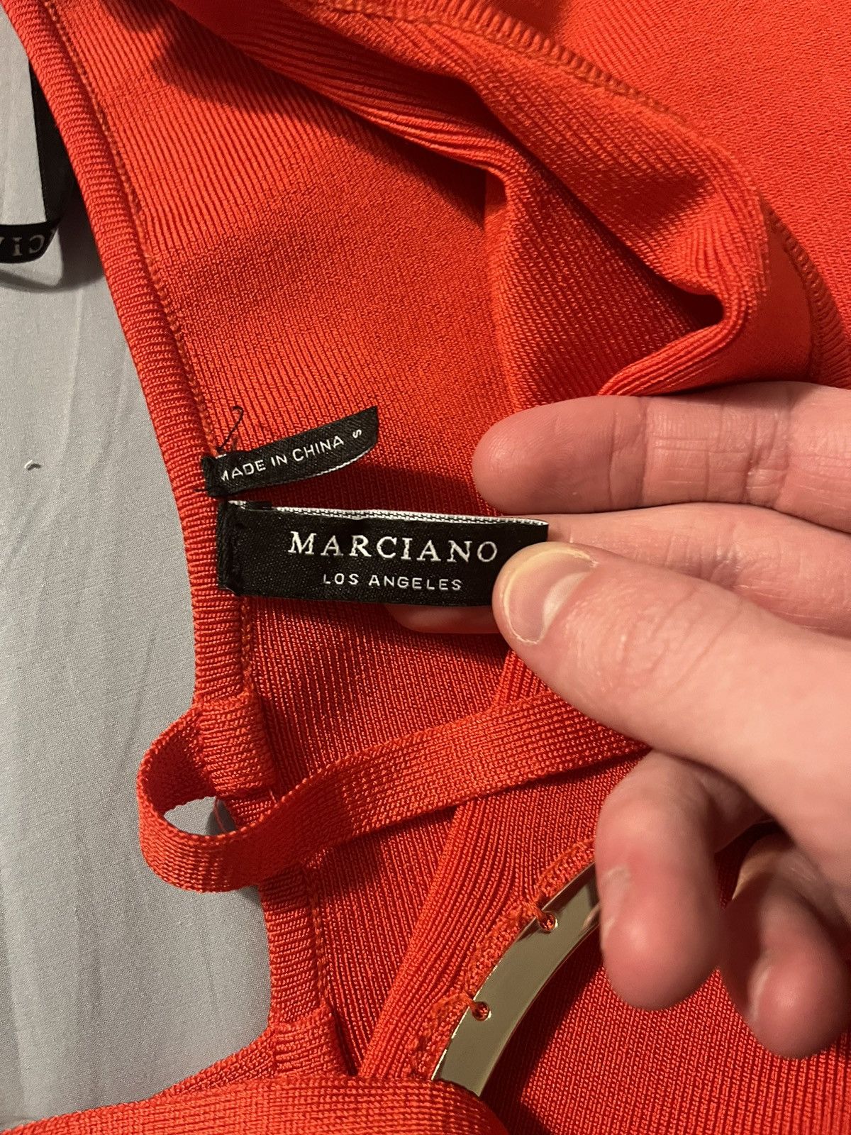 Georges Marciano × Guess Red Marciano Mini Dress Size S / US 4 / IT 40 - 4 Thumbnail