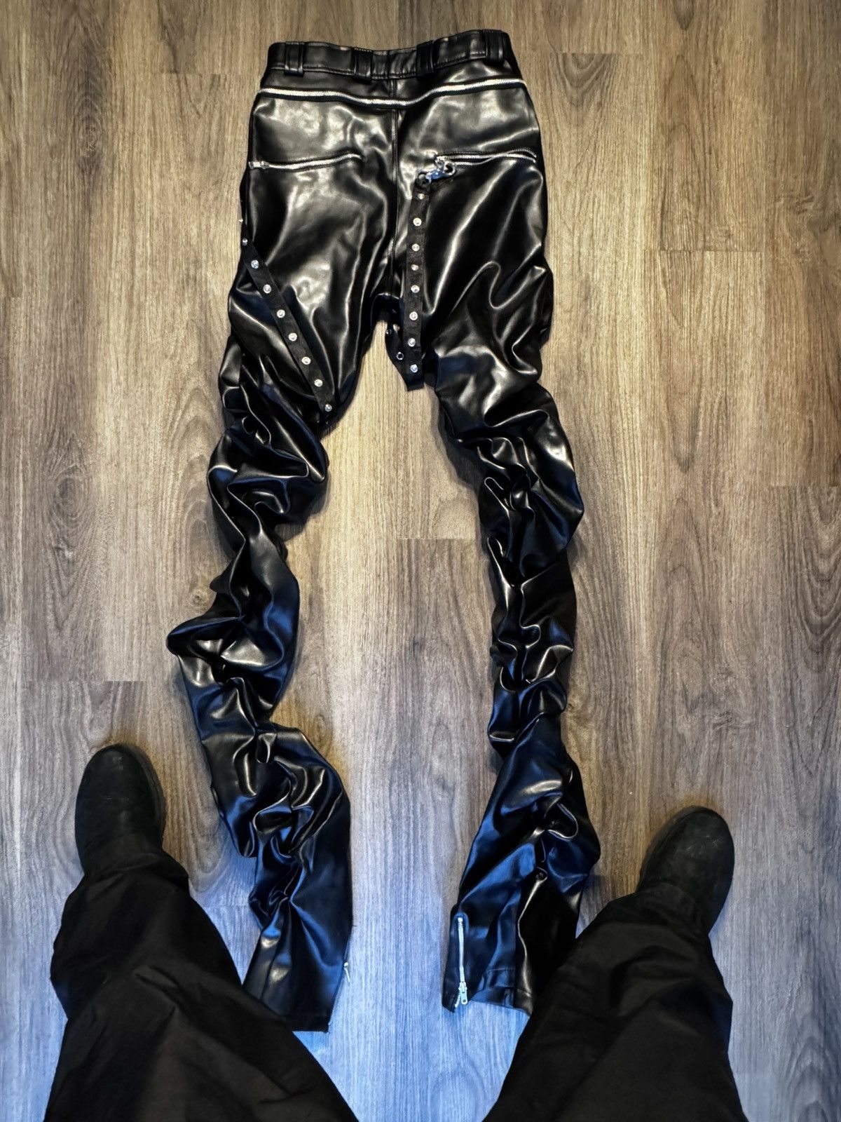 Other Human Nature by Malachai Spivey Leather Pants Size US 30 / EU 46 - 4 Thumbnail