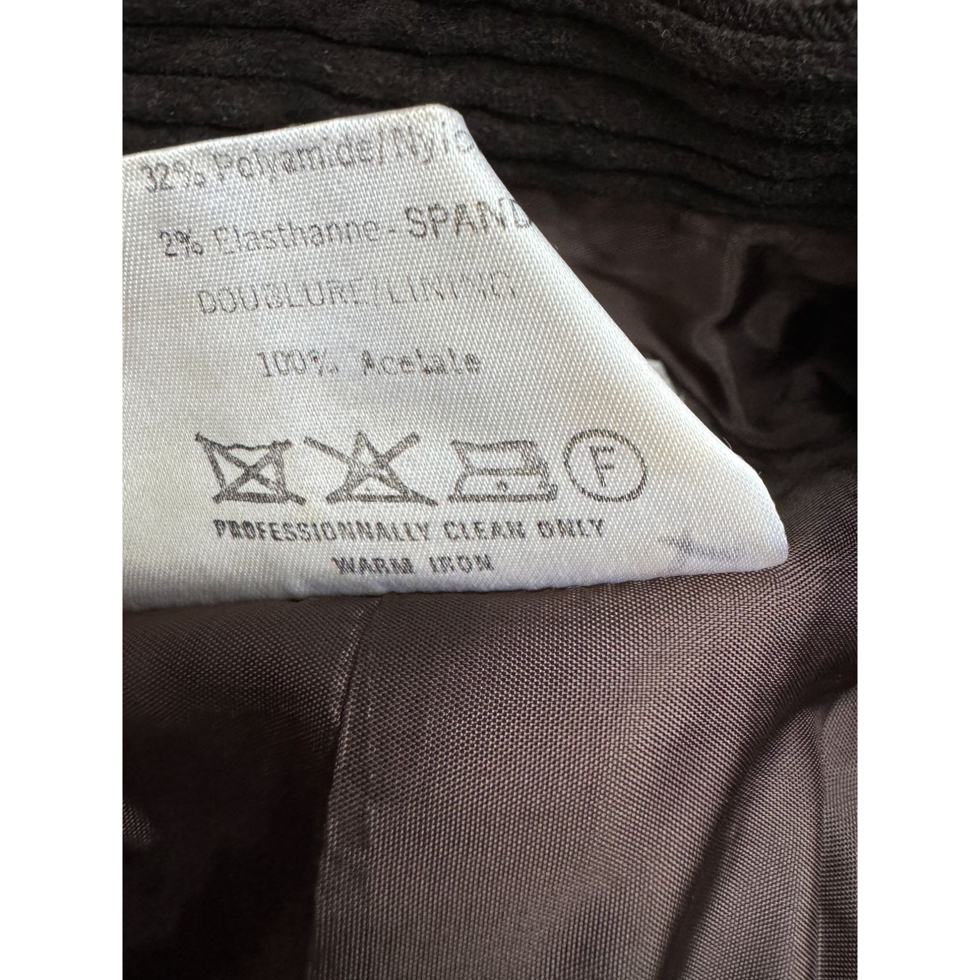 Courreges 1970s Black Corduroy Jacket Size XS / US 0-2 / IT 36-38 - 5 Thumbnail