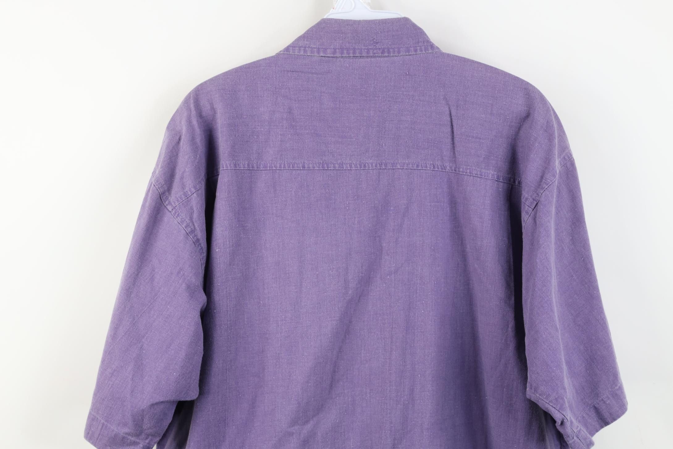 Vintage Vintage 90s Streetwear Stonewash Short Sleeve Button Shirt Size US M / EU 48-50 / 2 - 13 Thumbnail