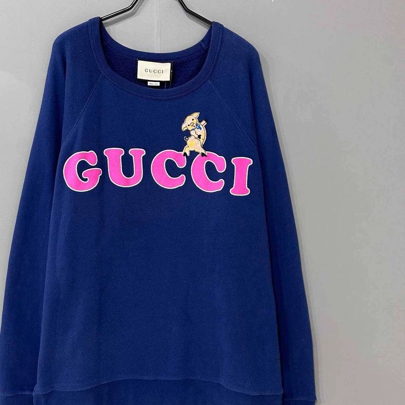 Gucci Gucci Piggy logo sweatshirt Size US XL / EU 56 / 4 - 2 Thumbnail