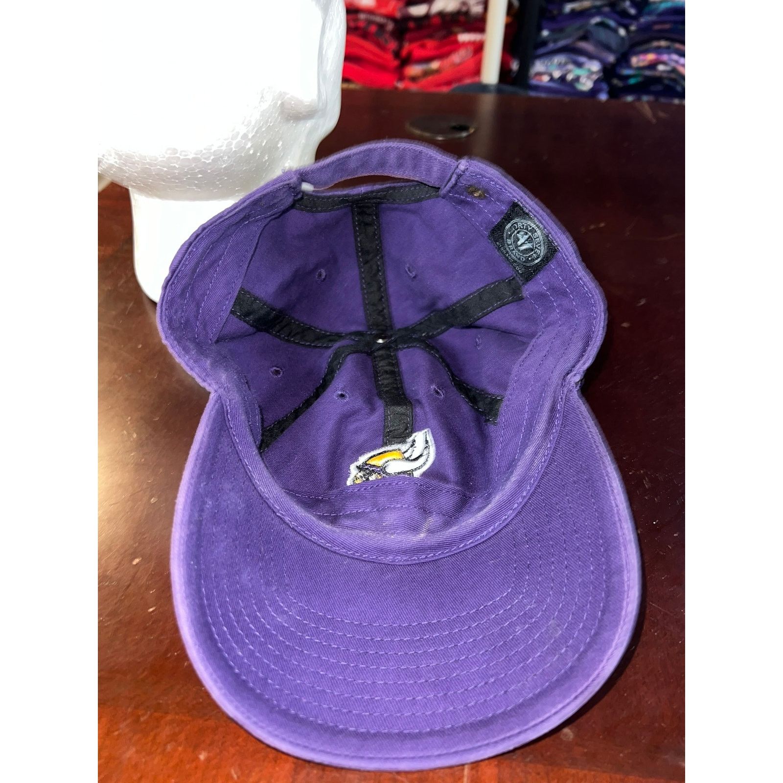 47 Brand Minnesota Vikings Hat '47 Brand NFL Football Cap Headwear Size ONE SIZE - 6 Thumbnail