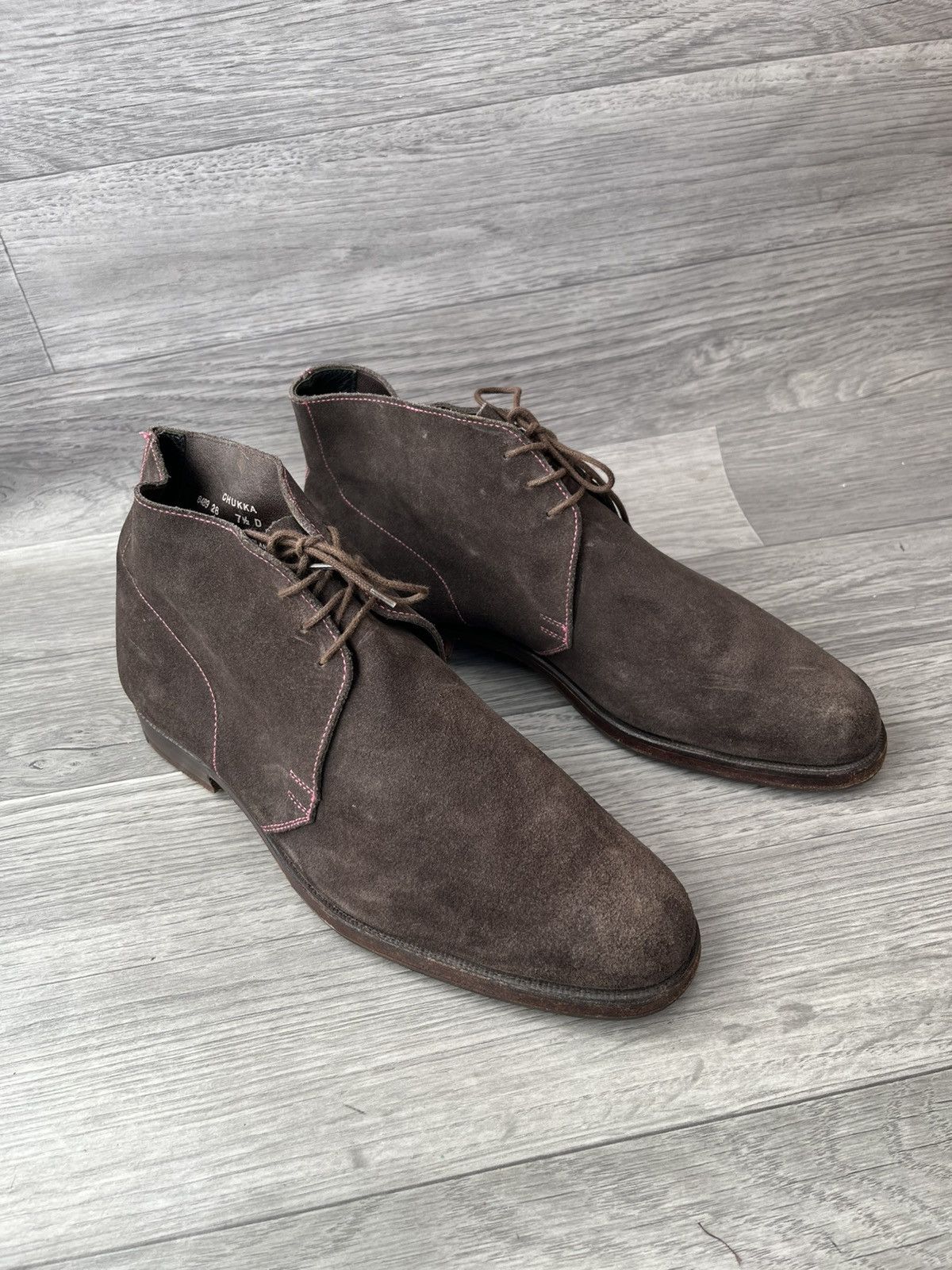 Crockett & Jones Crockett and jones chukka brown suede boots sz uk 7.5D Size US 8.5 / EU 41-42 - 7 Thumbnail