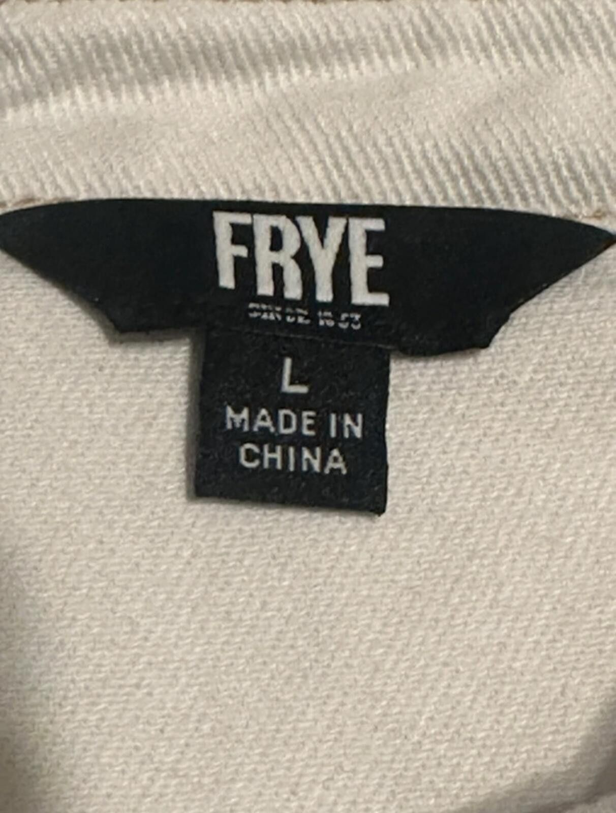 Frye FRYE Bone Denim Dress with Button Front and Cinch Waist, L Size L / US 10 / IT 46 - 3 Thumbnail