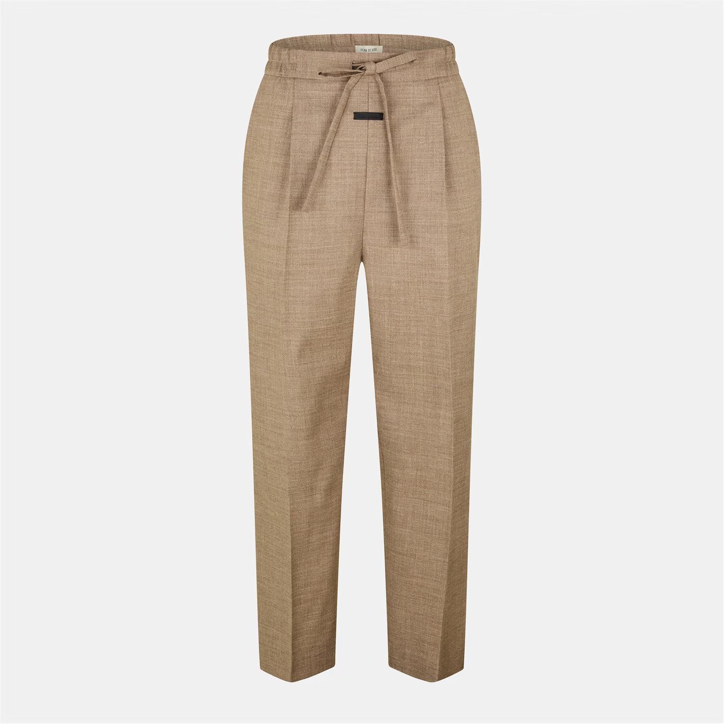 Fear of God o1g2r1mq0426 Straight Leg Trousers in Camel Size US 34 / EU 50 - 1 Thumbnail