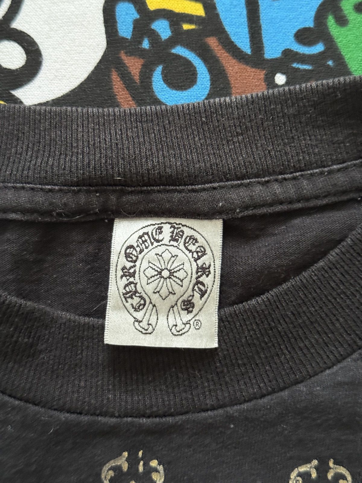 Chrome Hearts Chrome Hearts Gold Multi Dagger Logo Long Sleeve Tee Size US S / EU 44-46 / 1 - 6 Thumbnail