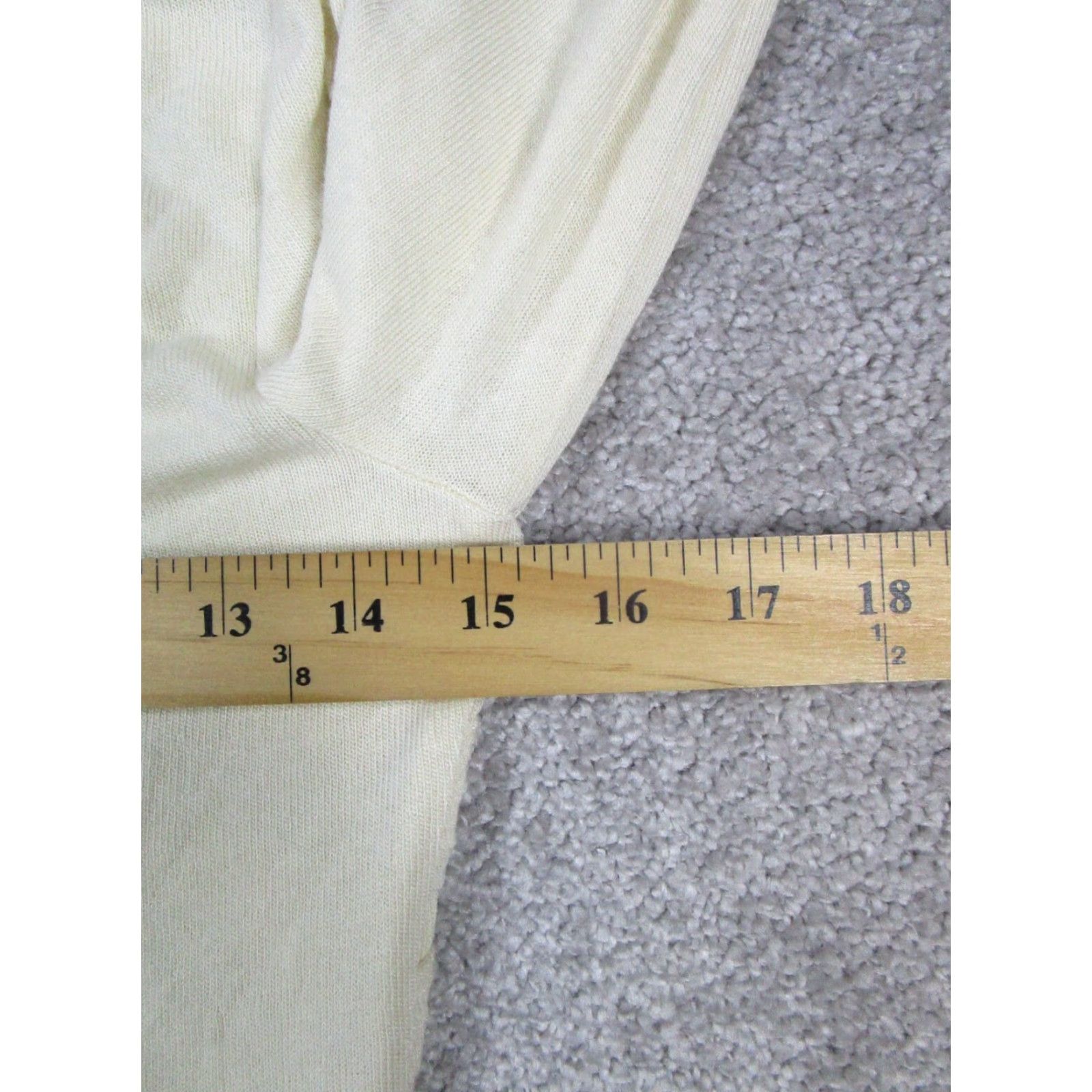 Bailey 44 Bailey 44 Sweater Womens XS Ivory Knit Pullover Crew Neck Long Sleeve Casual Fall Winter Spring Pullover Womens Xs Ivory Bailey 44 Sweater Size XS / US 0-2 / IT 36-38 - 7 Thumbnail