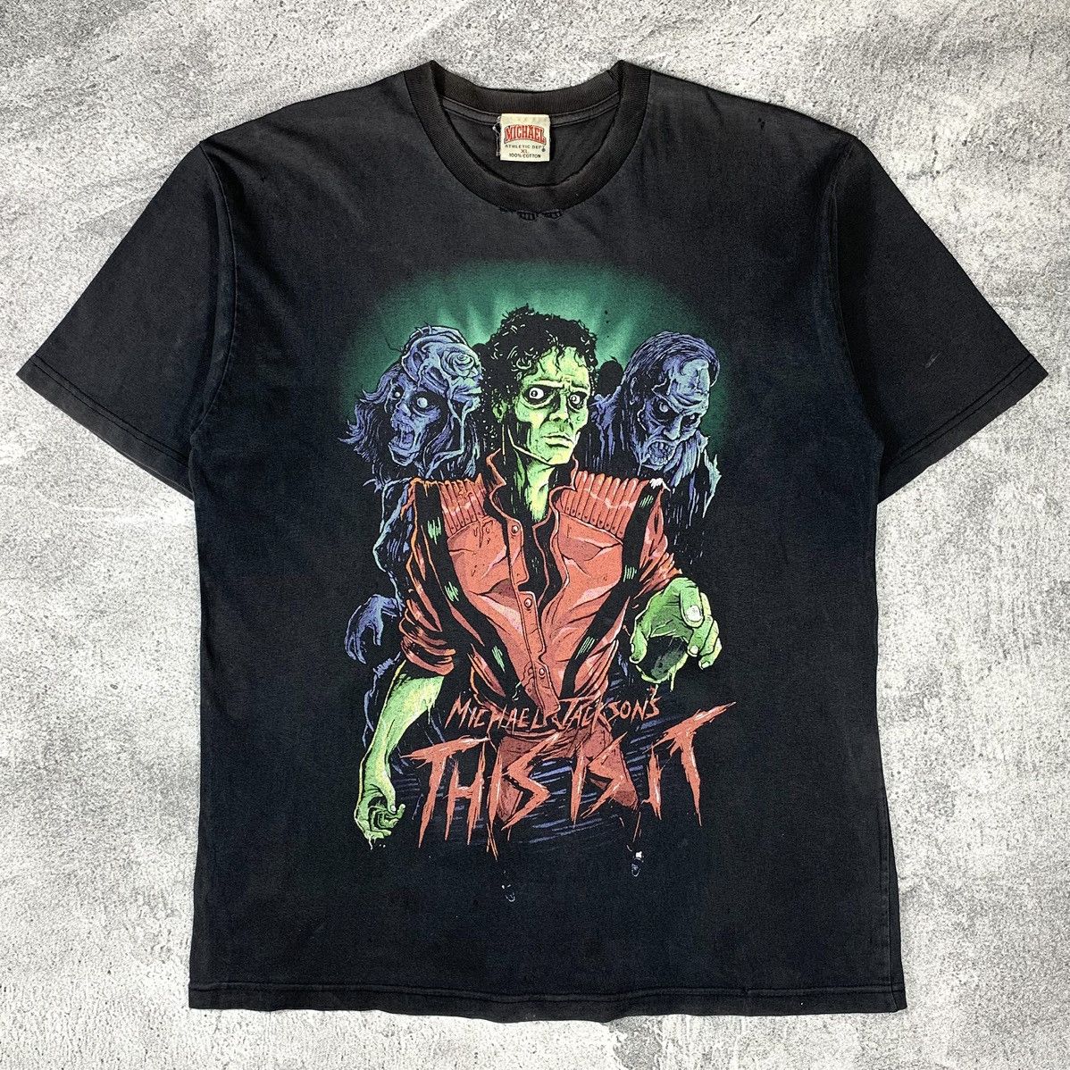 Band Tees × Vintage Vintage tee Michael Jackson Size US L / EU 52-54 / 3 - 1 Thumbnail